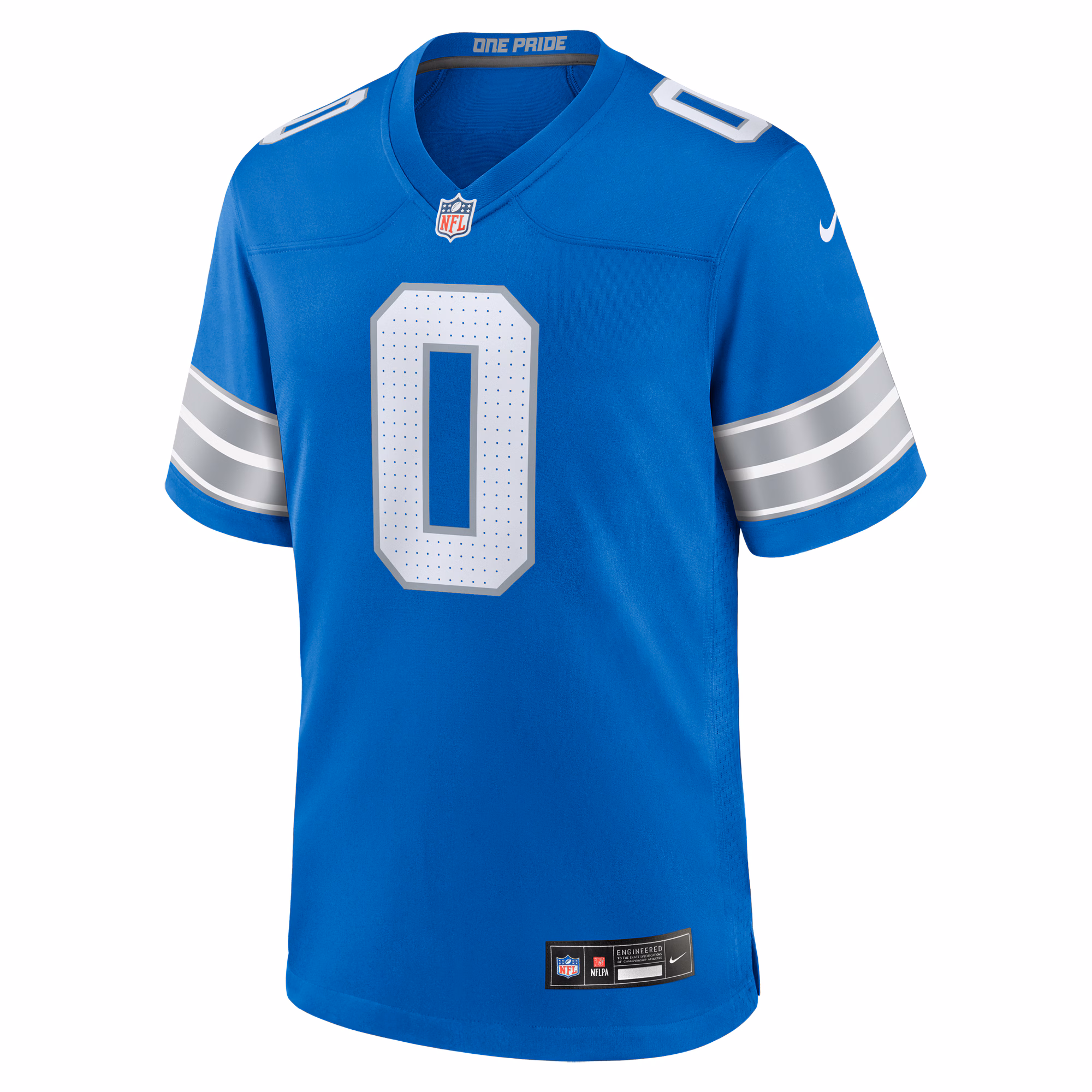 Terrion Arnold Detroit Lions Nike 2024 NFL Draft First Round Pick Player Game Jersey - Blue