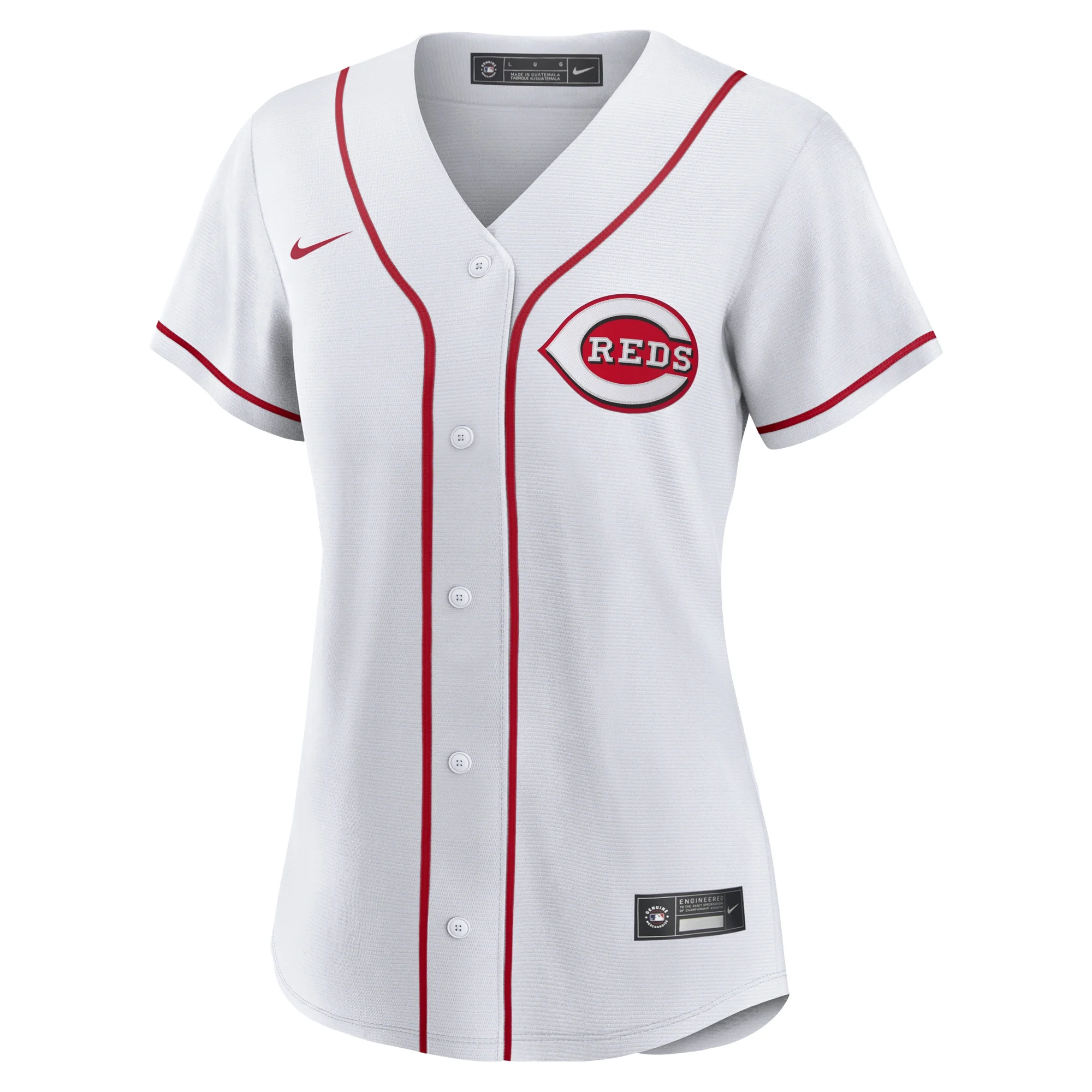 Women's Nike Elly De La Cruz White Cincinnati Reds Home Replica Jersey