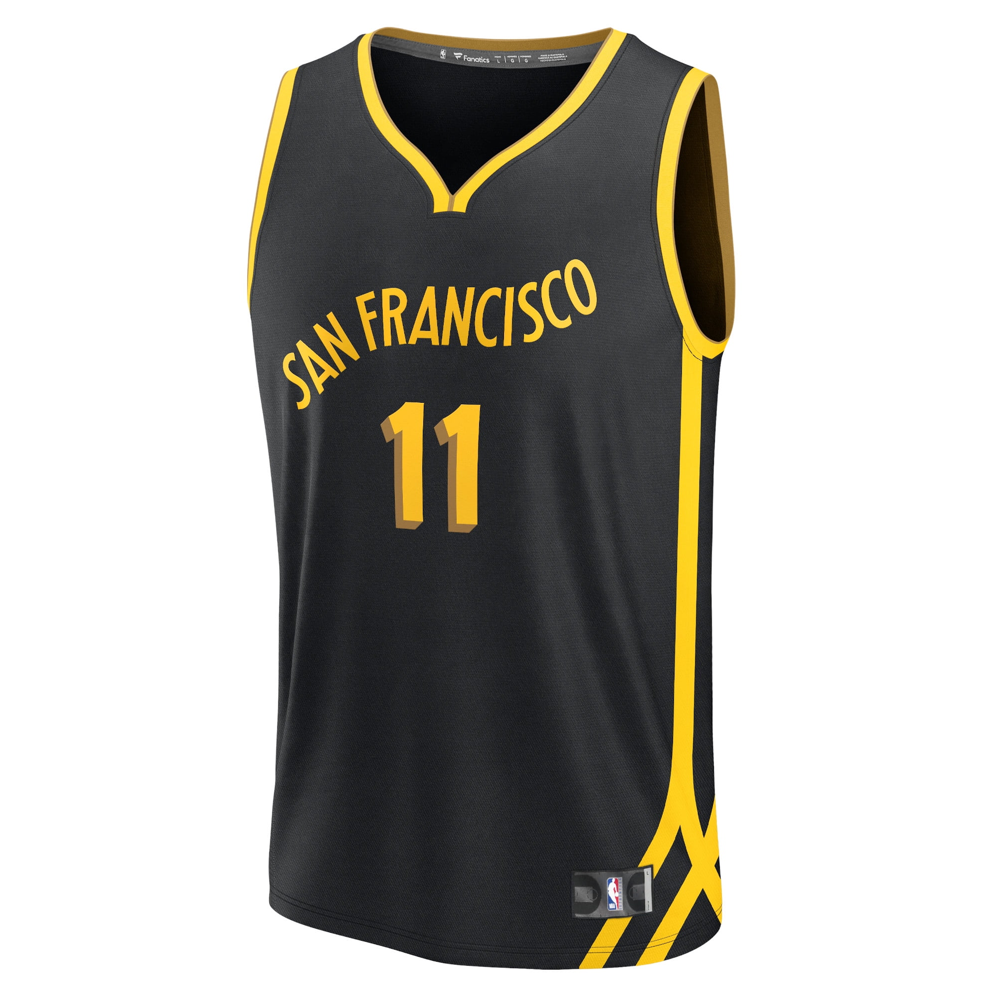 Unisex Fanatics Branded Klay Thompson Black Golden State Warriors 2023/24 Fast Break Jersey - City Edition