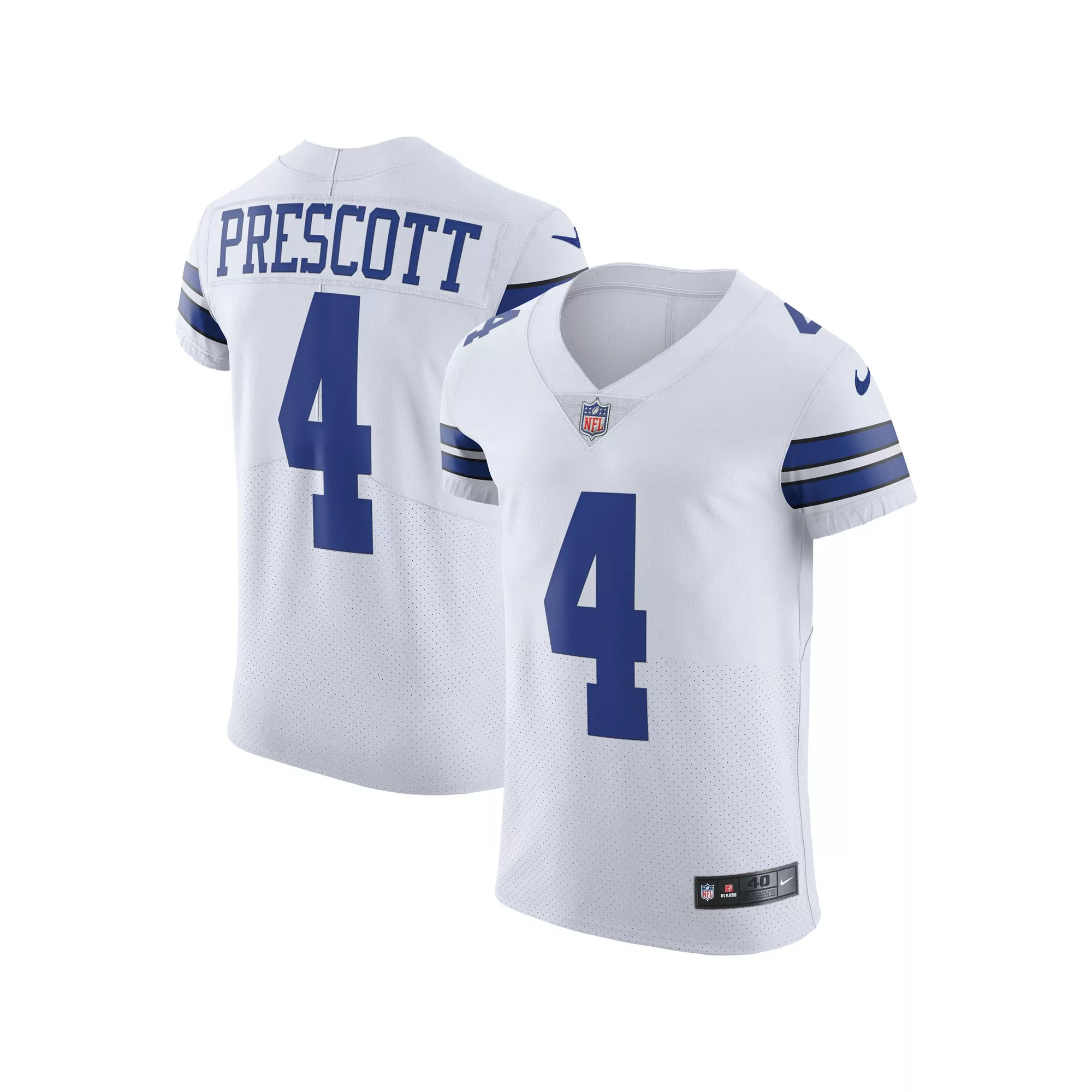 Men's Nike Dak Prescott White Dallas Cowboys Vapor Elite Player Jersey