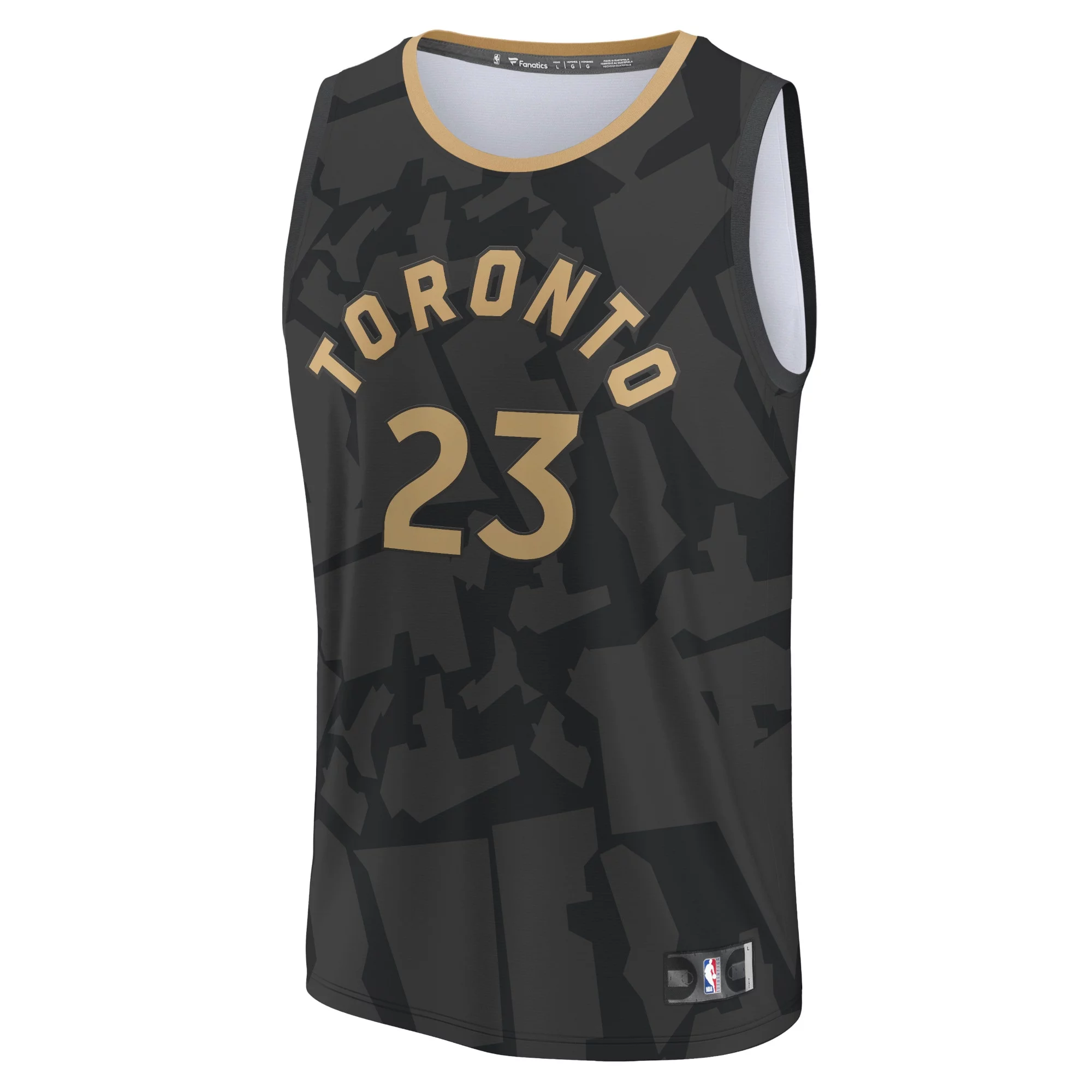 Men's Fanatics Branded Fred VanVleet Black Toronto Raptors 2022/23 Fastbreak Jersey - City Edition