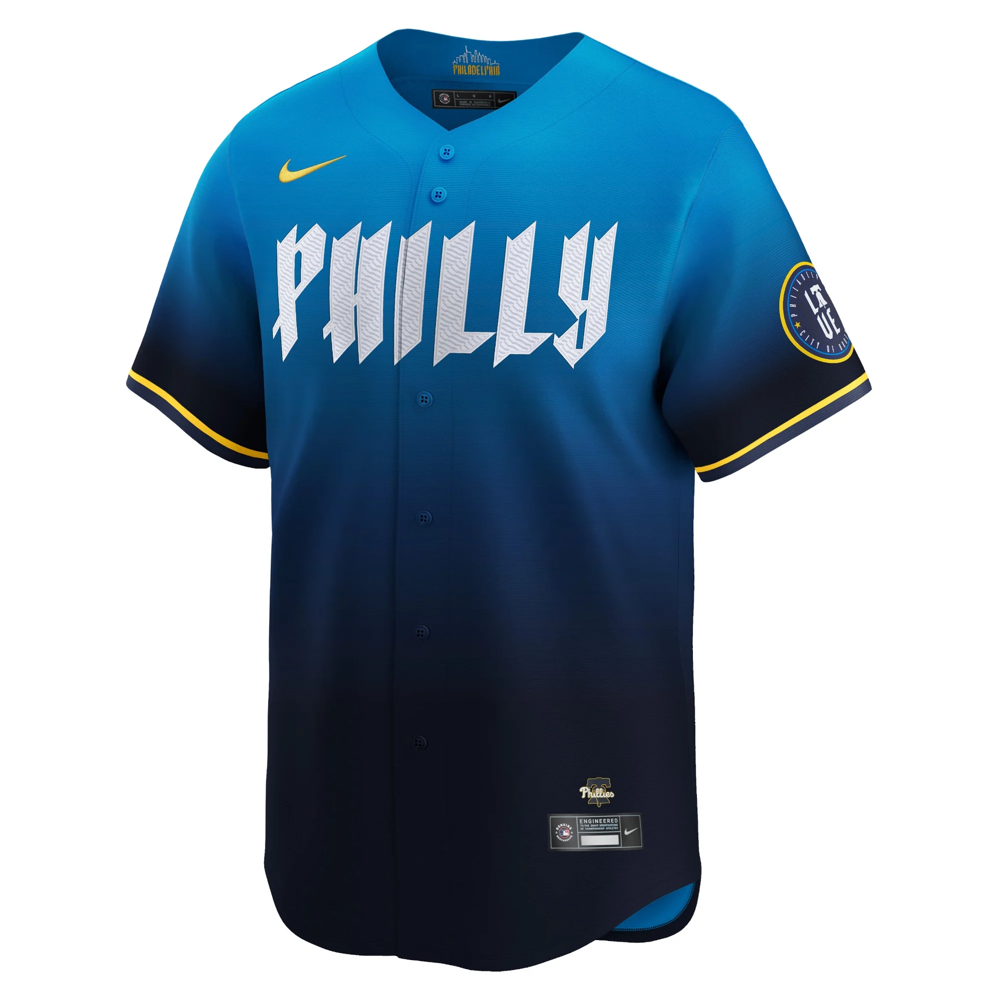 Men's Nike Trea Turner Blue Philadelphia Phillies 2024 City Connect Limited Player Jersey