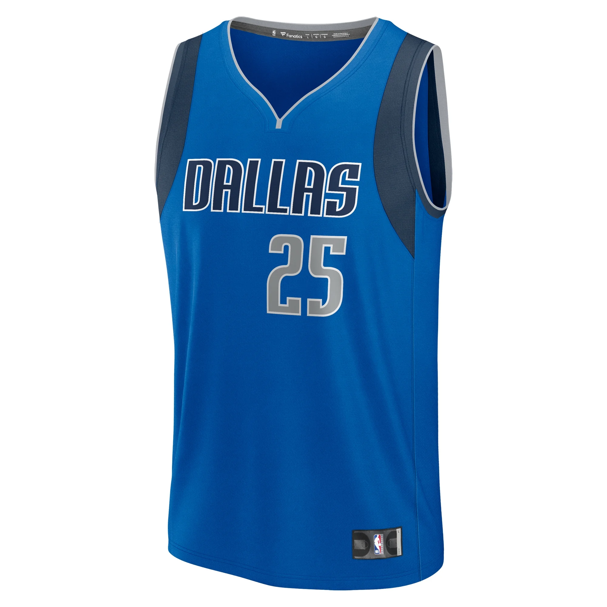 Youth Fanatics PJ Washington Jr. Blue Dallas Mavericks Fast Break Player Jersey - Icon Edition