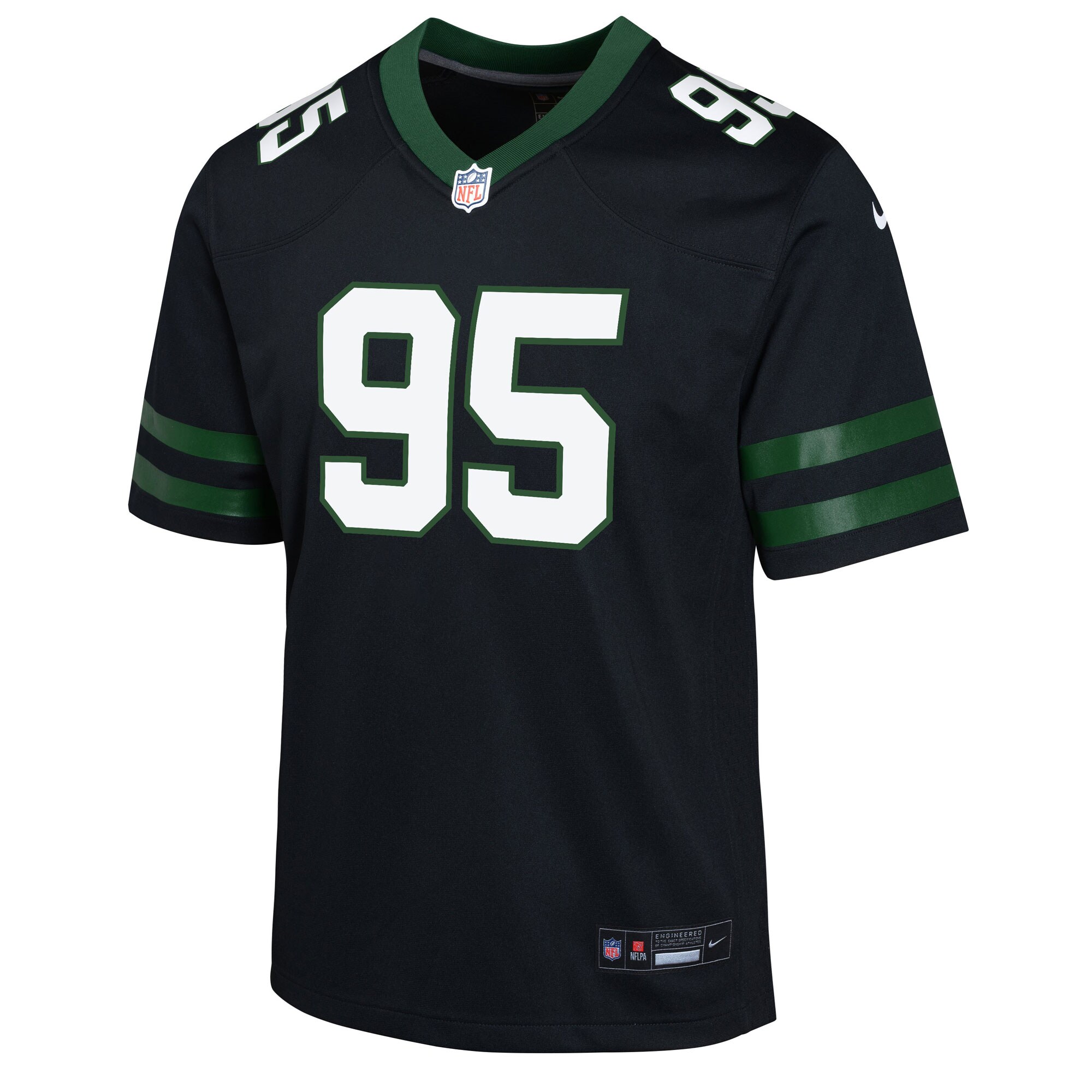 Quinnen Williams New York Jets Nike Youth Alternate Game Jersey - Legacy Black