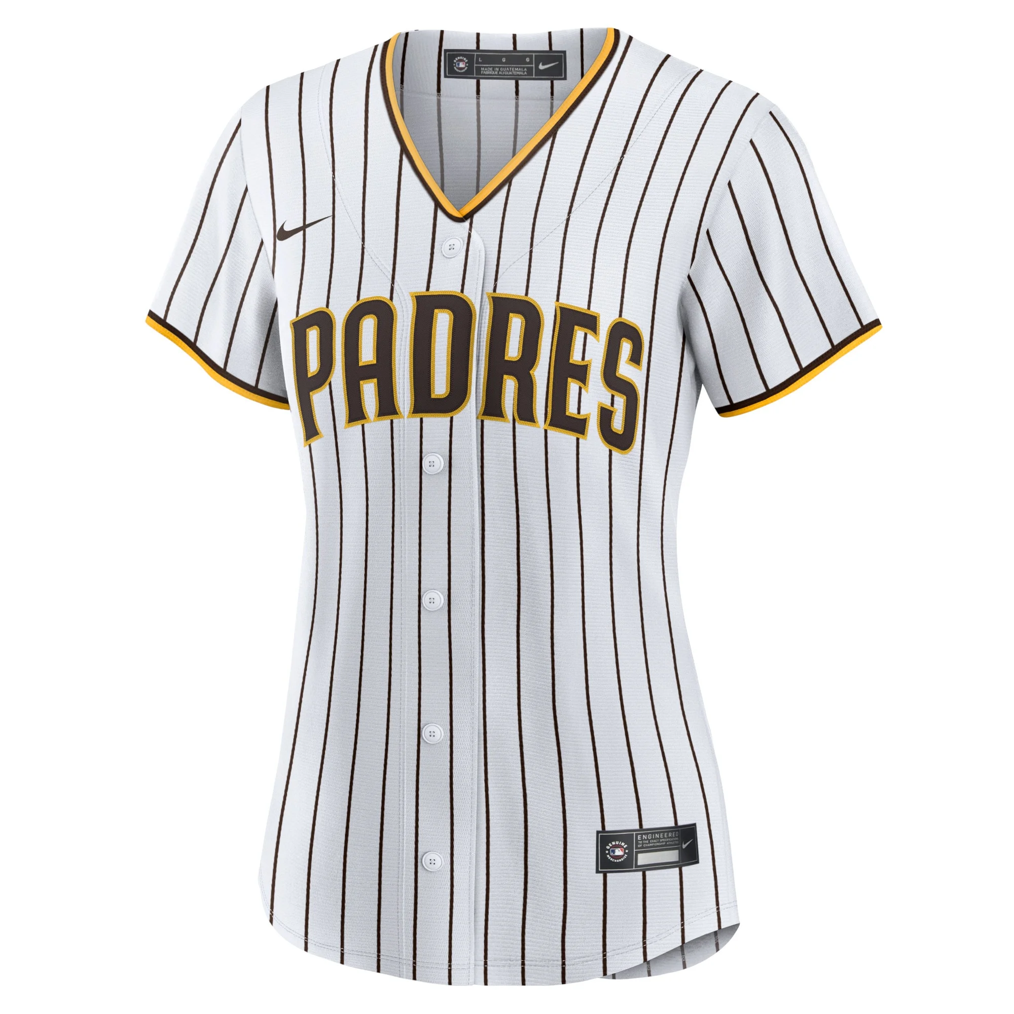 Women's Nike Manny Machado White/Brown San Diego Padres Home Replica Player Jersey