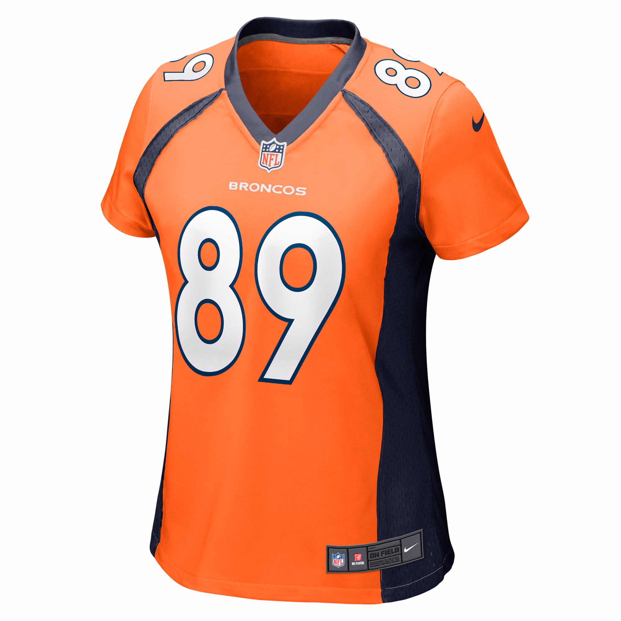 Brandon Johnson Denver Broncos Nike Women's Game Player Jersey - Orange