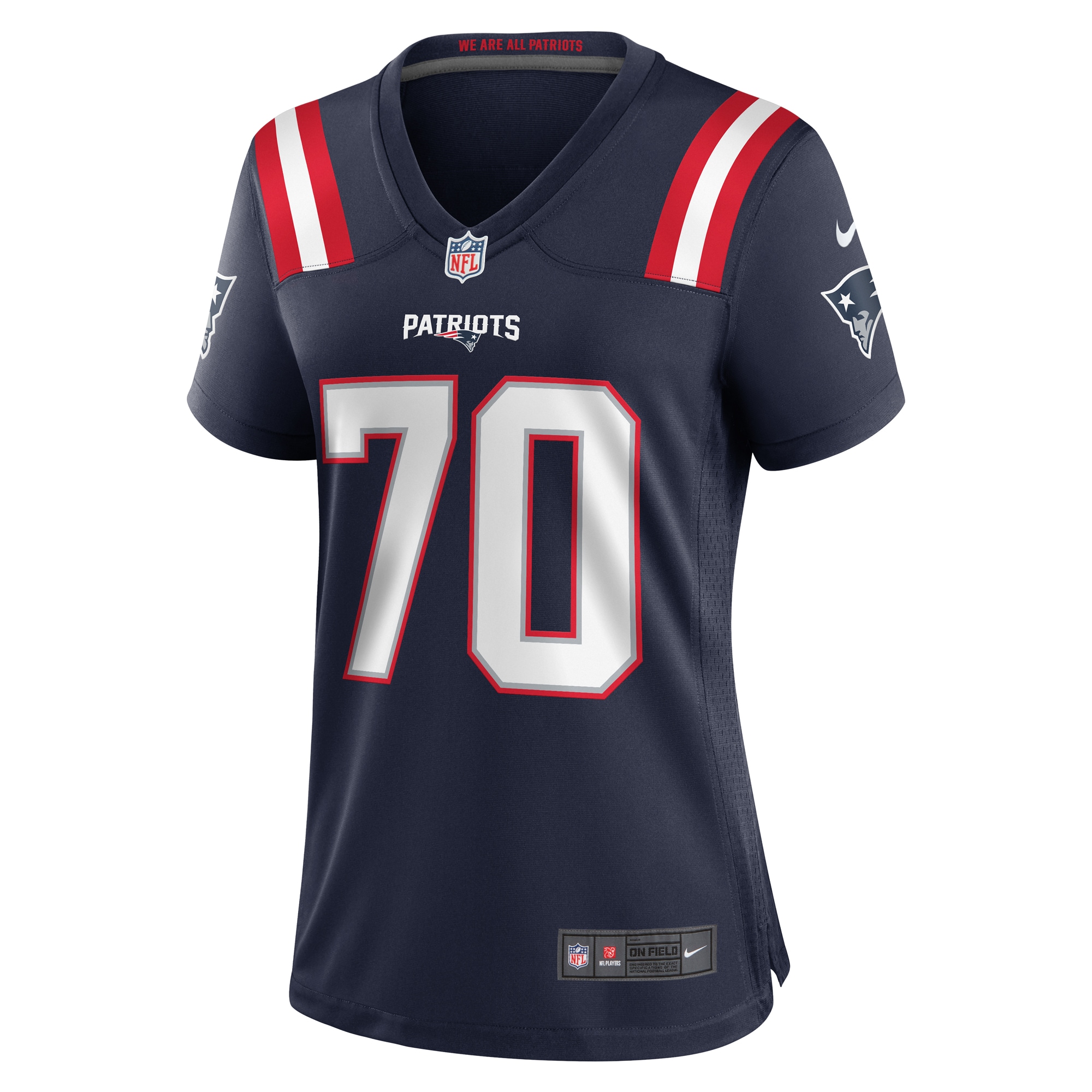 Jeremiah Pharms Jr. New England Patriots Nike Women's Team Game Jersey -  Navy
