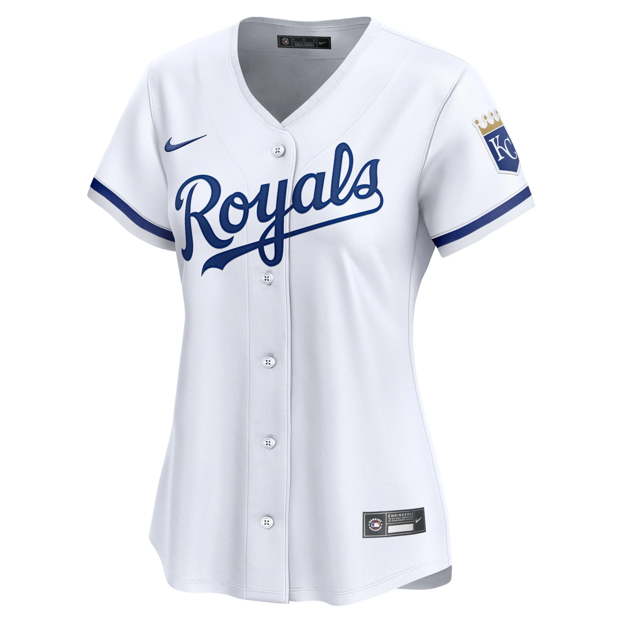 Women's Nike White Kansas City Royals 2024 Jackie Robinson Day Home Limited Jersey