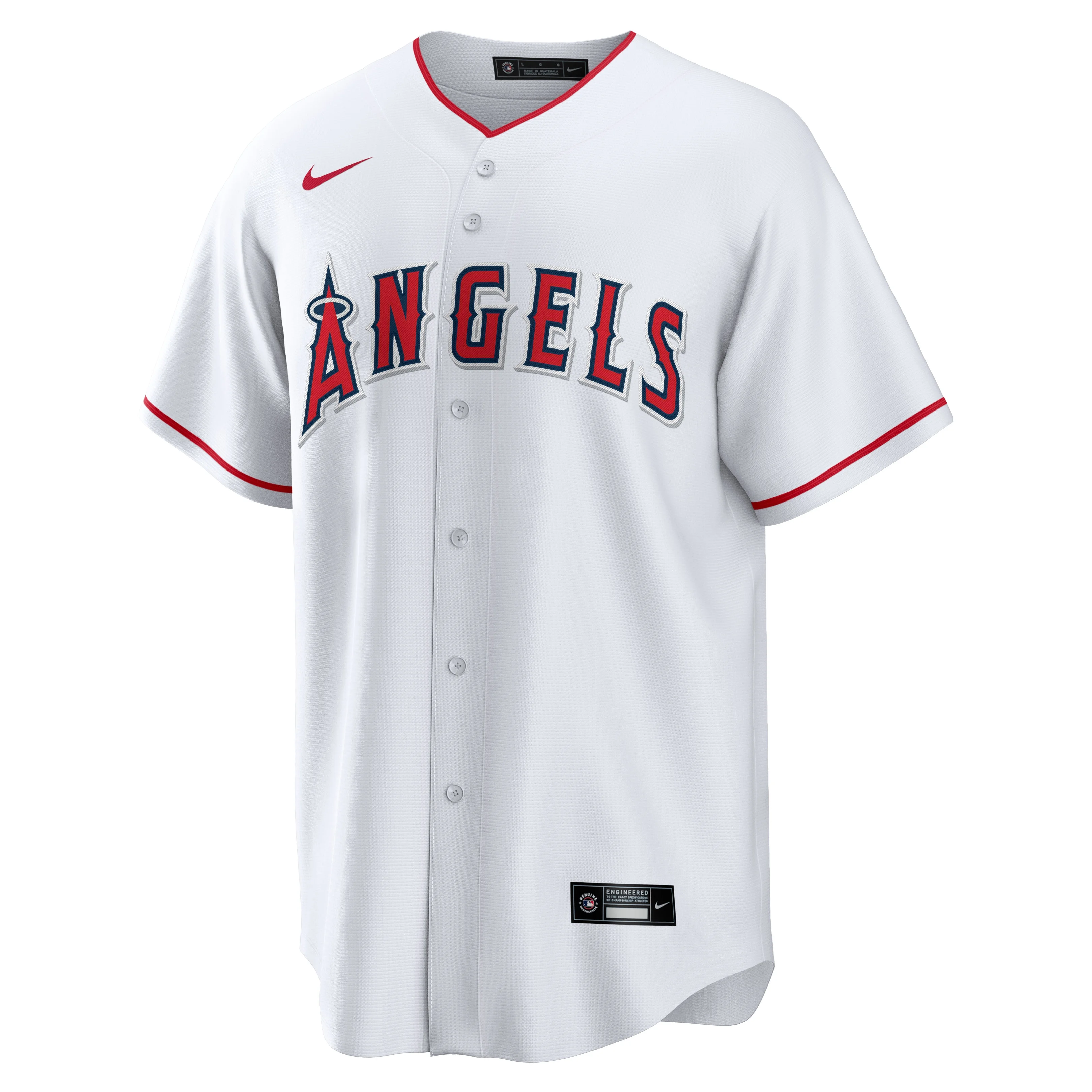 Men's Nike Jos- Quijada White Los Angeles Angels Home Replica Player Jersey