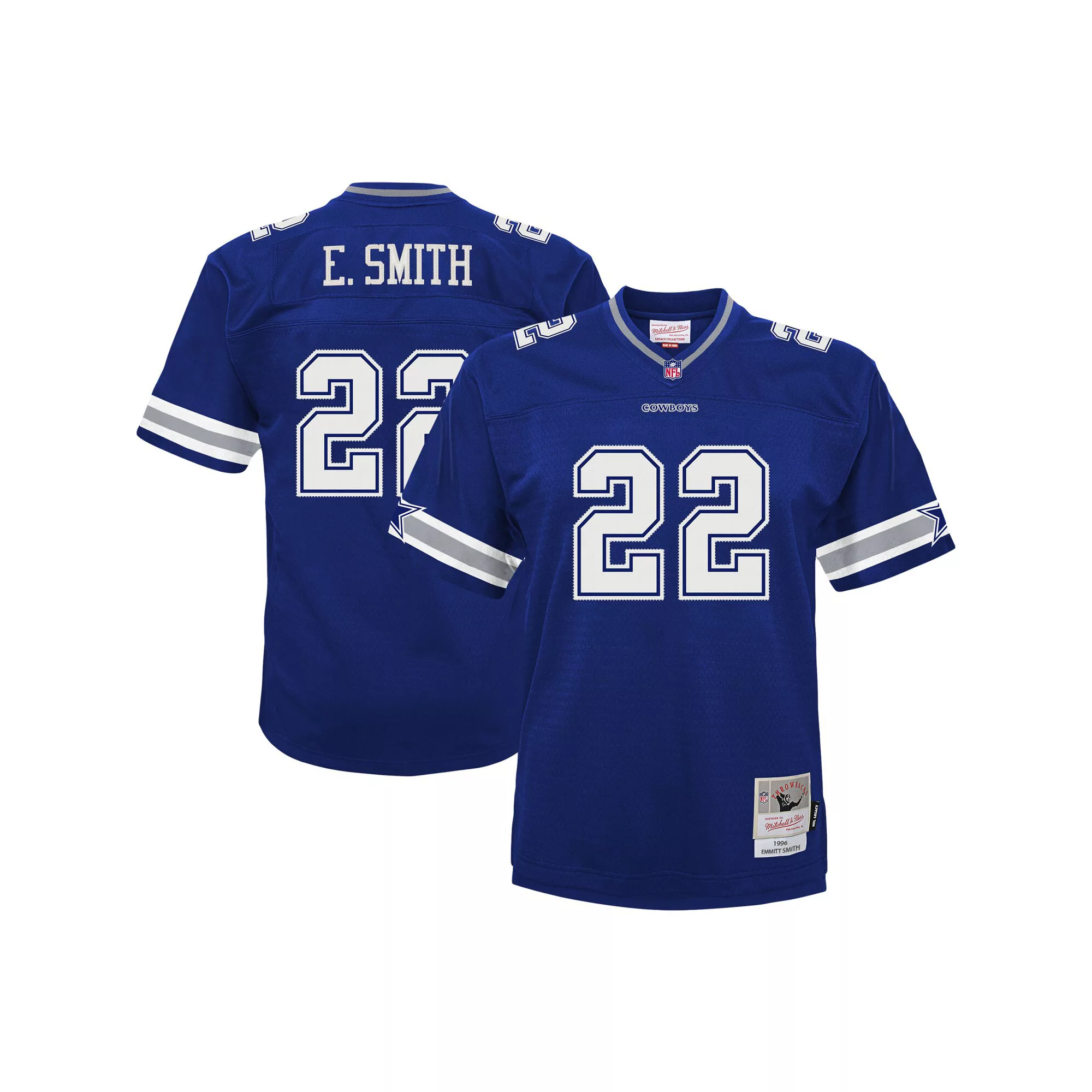 Infant Mitchell & Ness Emmitt Smith Navy Dallas Cowboys 1996 Retired Legacy Jersey