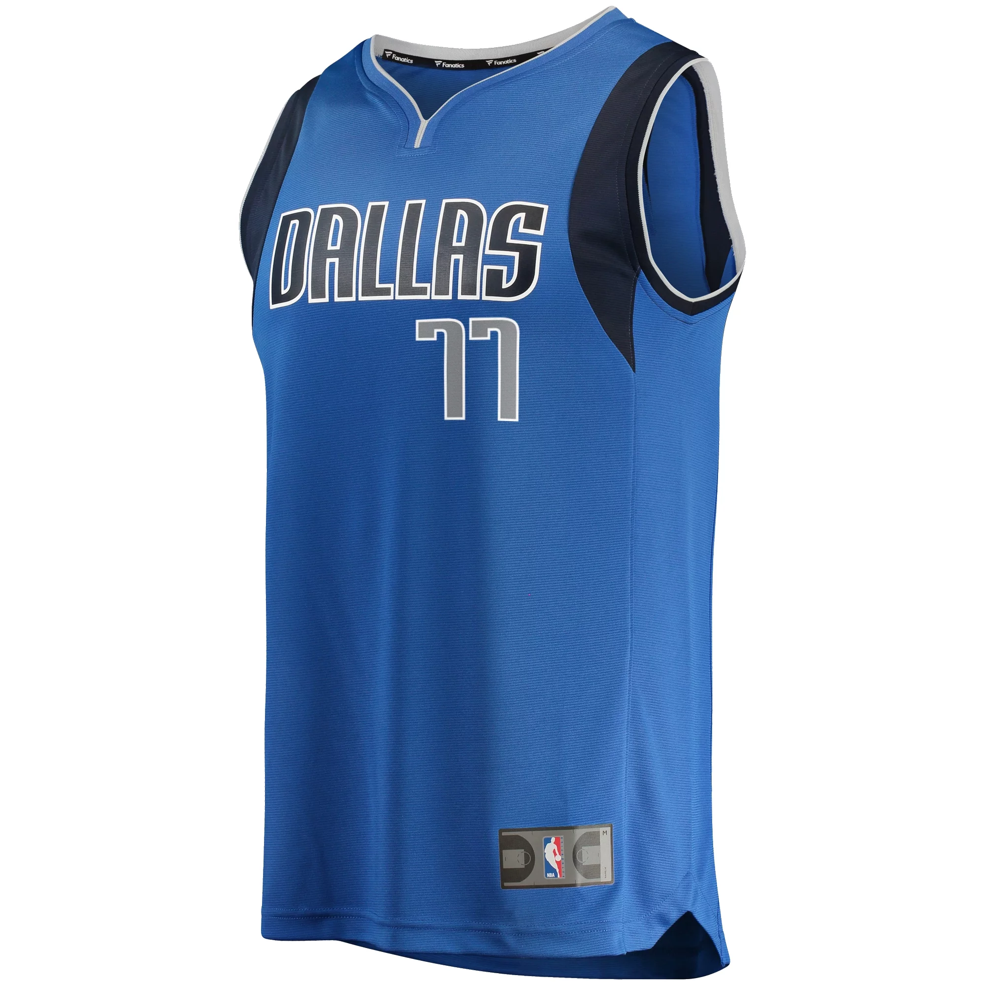Men's Fanatics Branded Luka Doncic Blue Dallas Mavericks Big & Tall Fast Break Player Jersey - Icon Edition