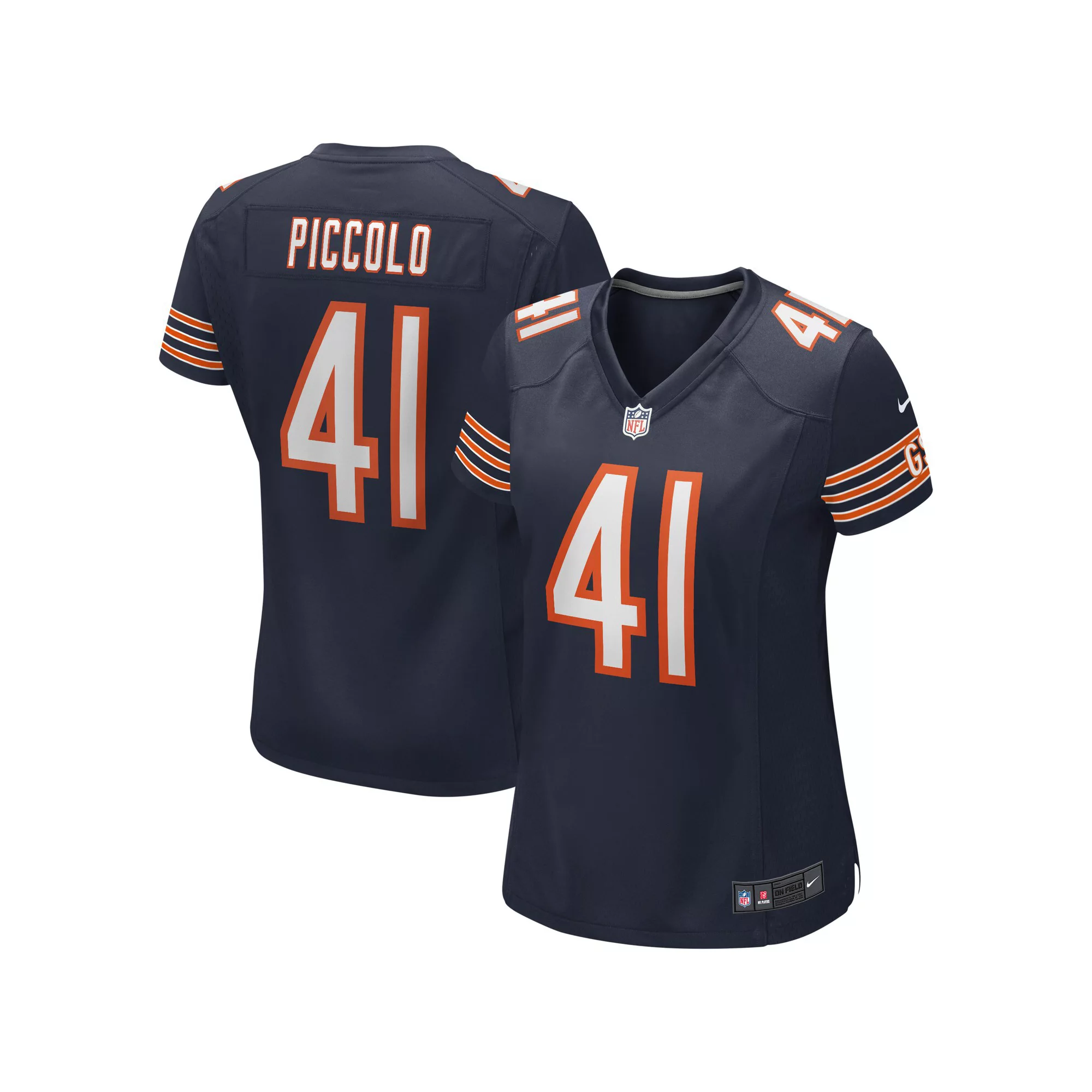 Women's Nike Brian Piccolo Navy Chicago Bears Game Retired Player Jersey