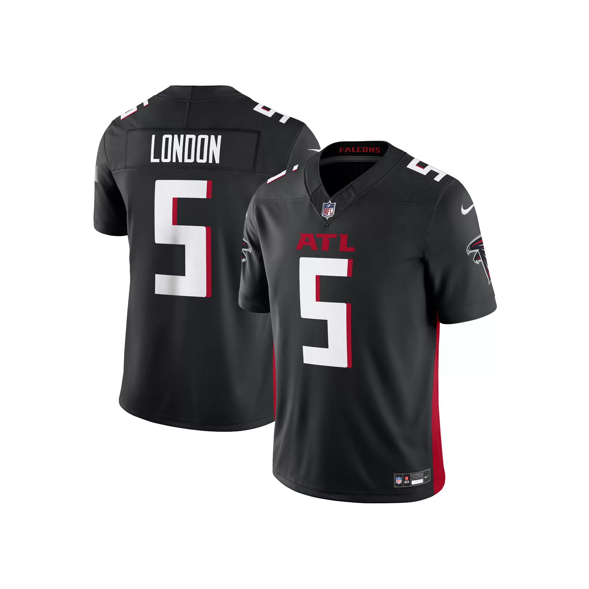 Men's Nike Drake London Black Atlanta Falcons Vapor F.U.S.E. Limited  Jersey