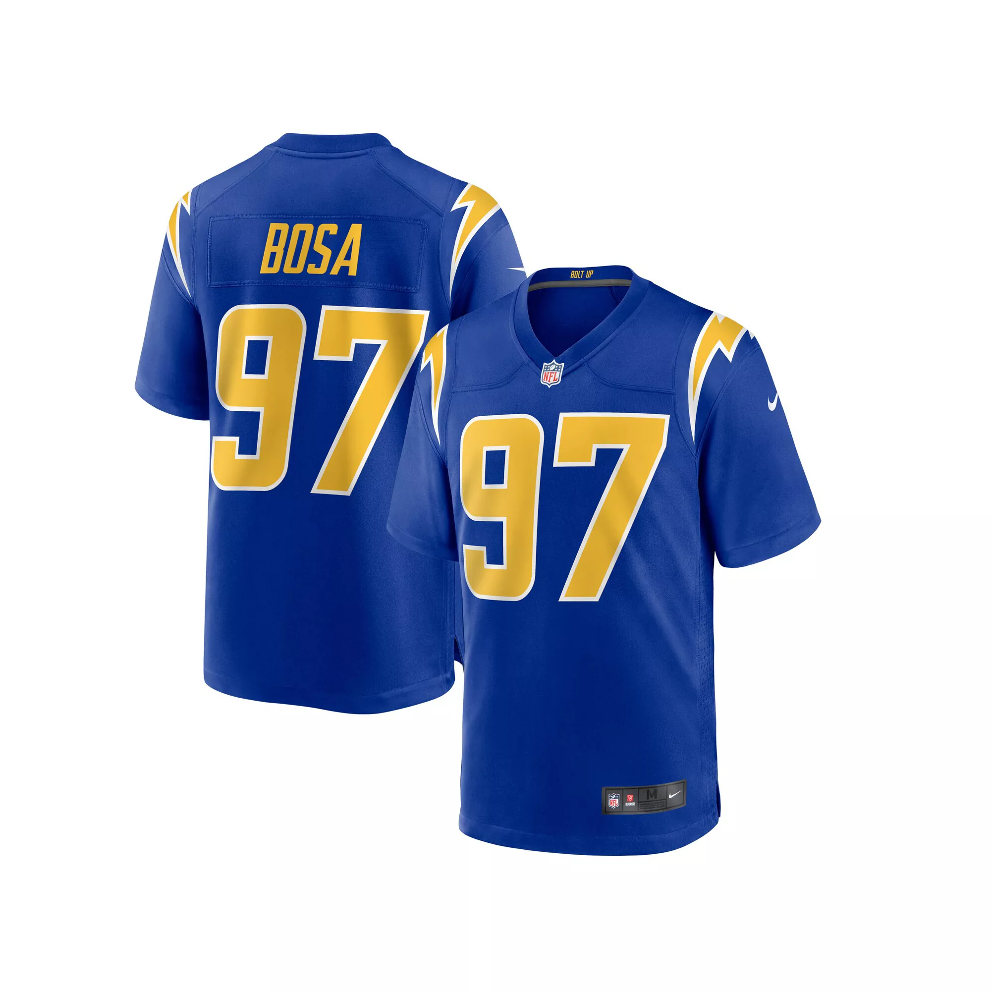 Men's Nike Joey Bosa Royal Los Angeles Chargers 2nd Alternate Game Jersey