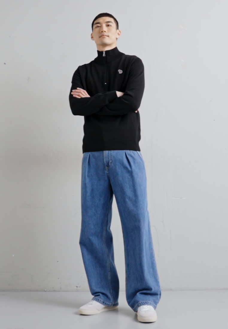 MENS ZIP NECK - Jumper