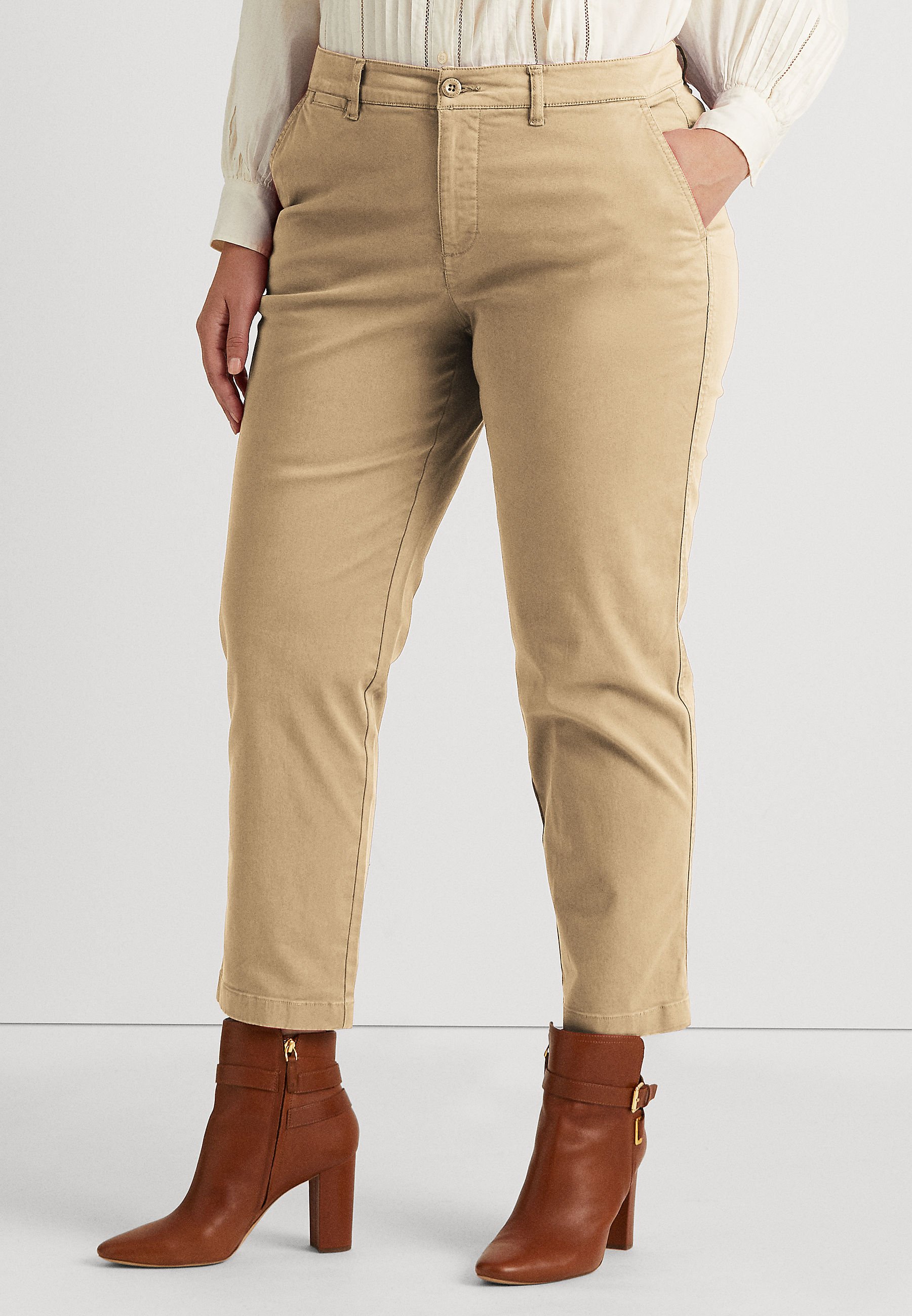 GABBY SLIM LEG PANT - Chinos