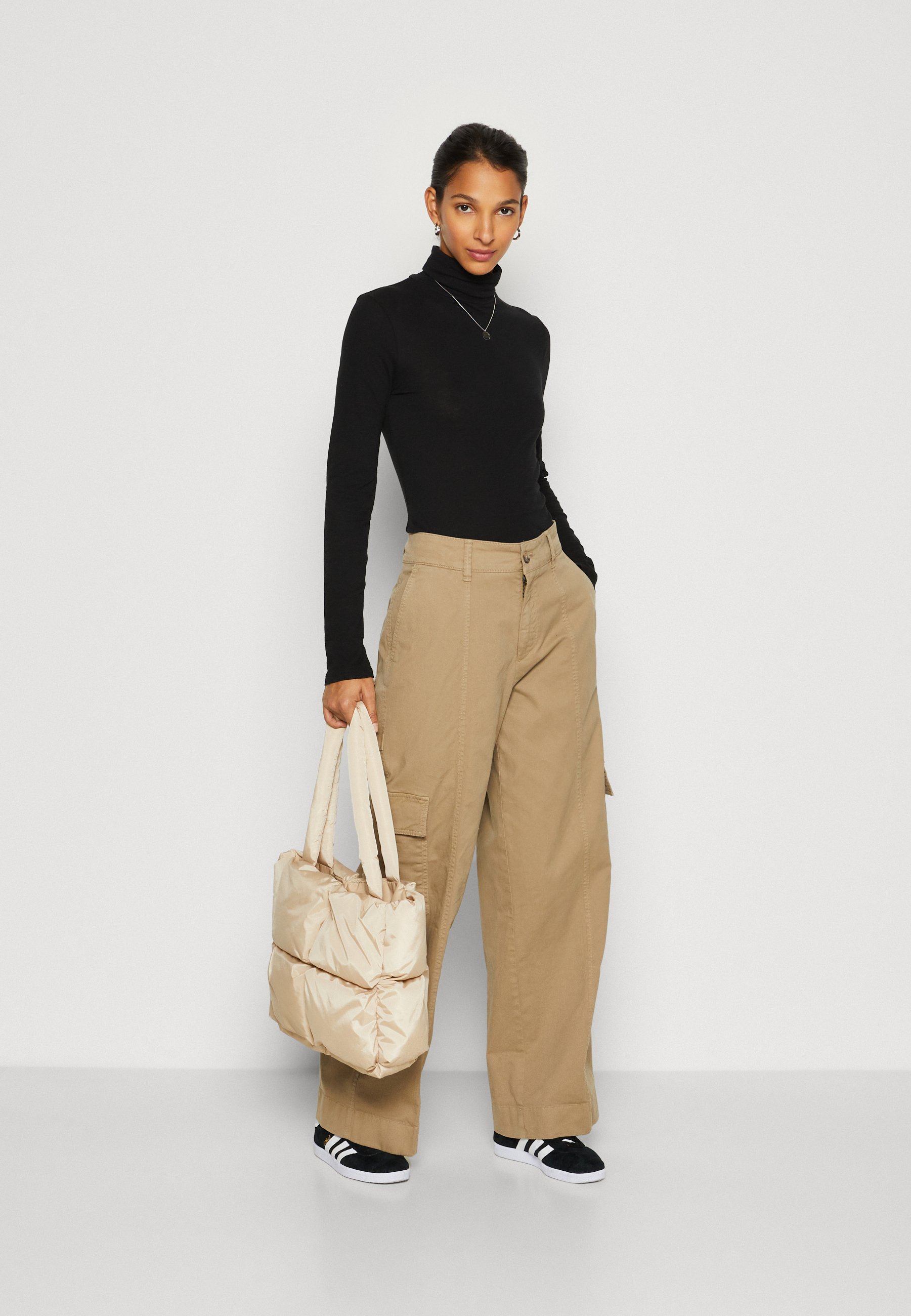 LONG SLEEVE TURTLE NECK CIRCULARITY - Long sleeved top