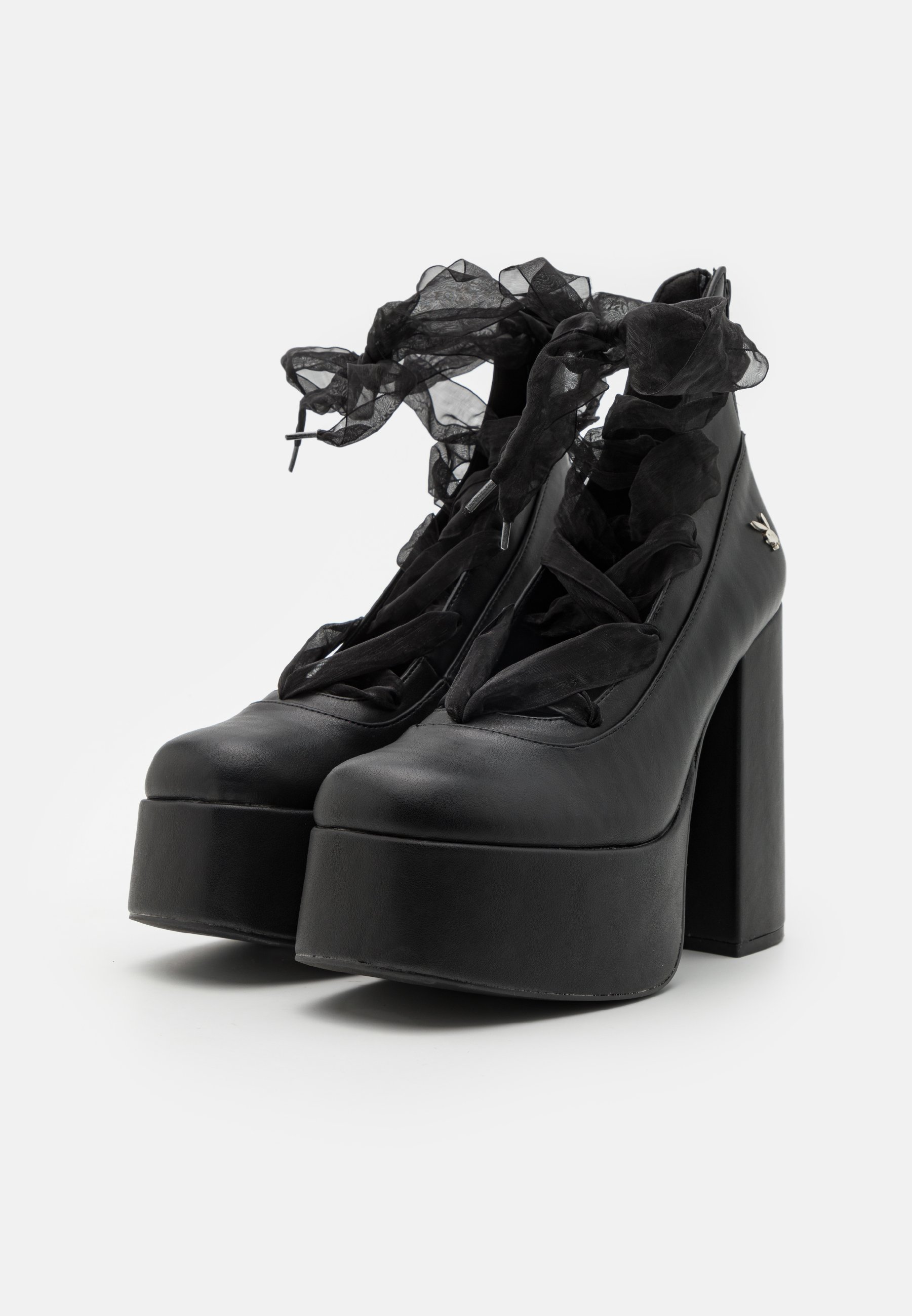 PLAYBOY INFIDELITY LACE UP - High heels