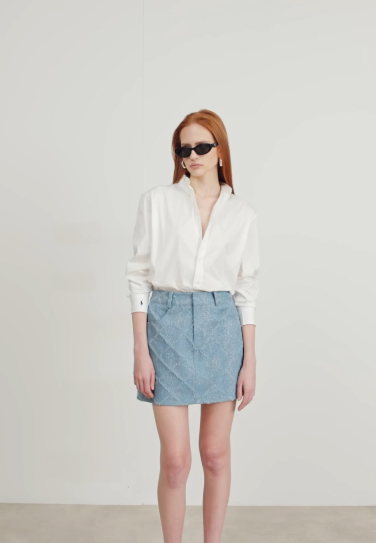 NORTH SKIRT - Denim skirt