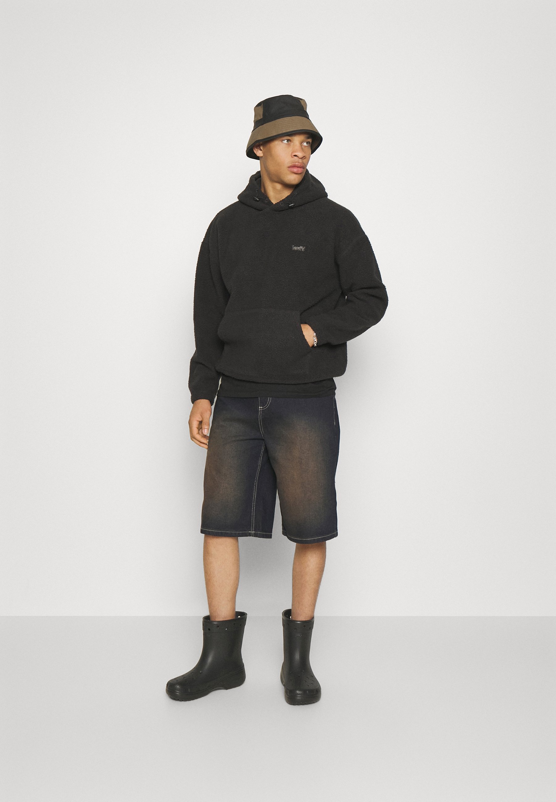 UNISEX - Denim shorts
