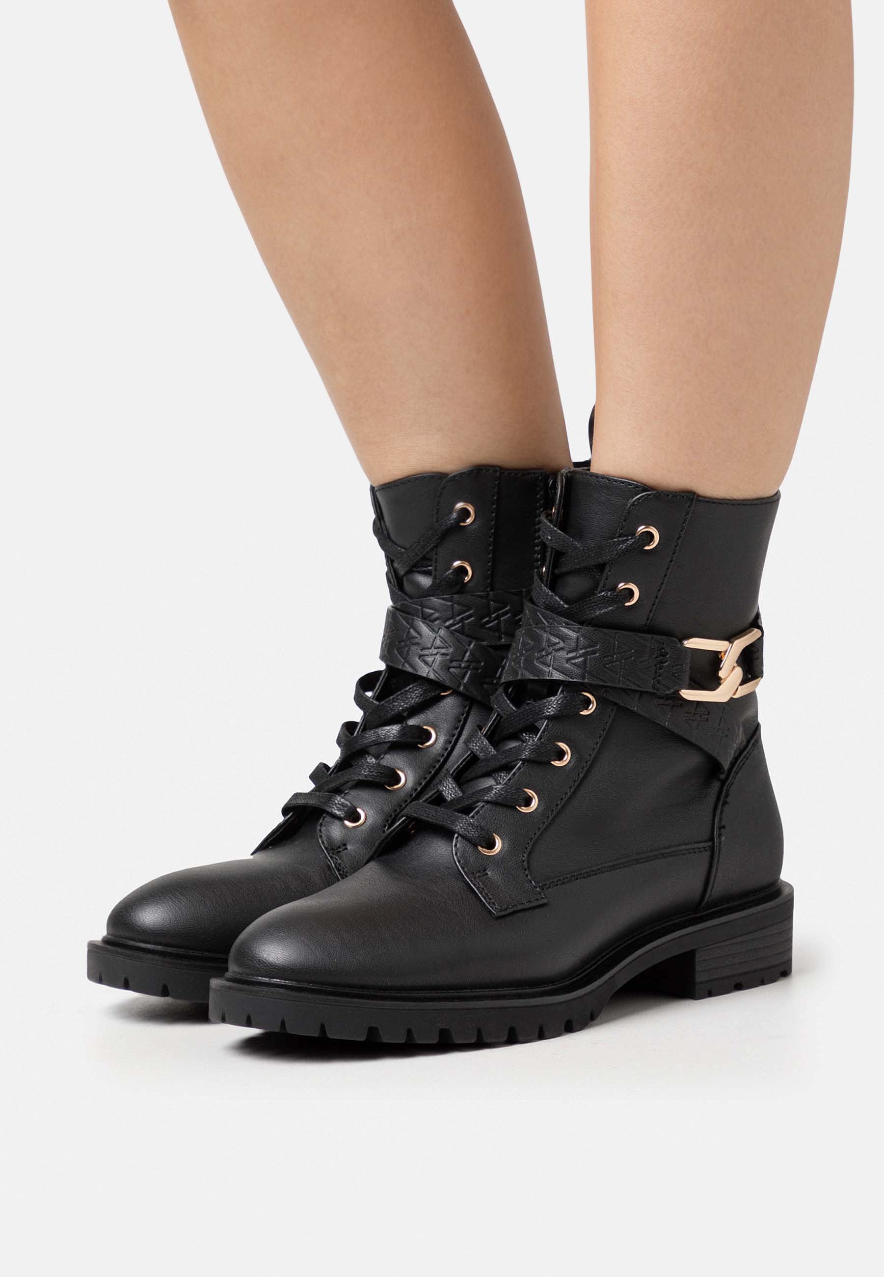 Lace-up ankle boots