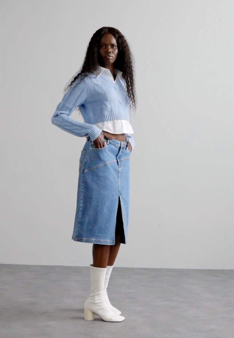 SKIRT - Denim skirt