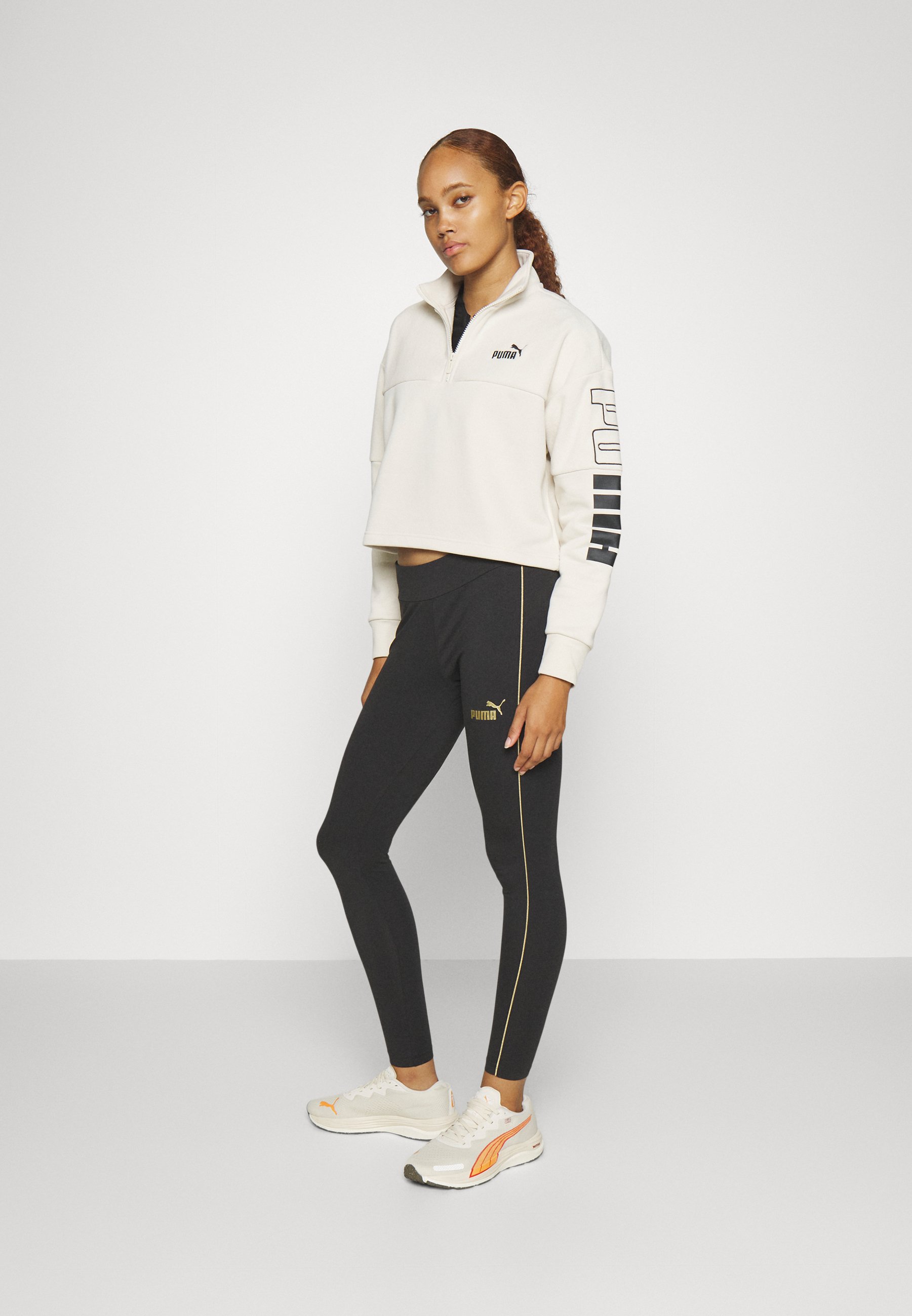 POWER HIGH NECK CREW WINTERIZED - Fleece jumper