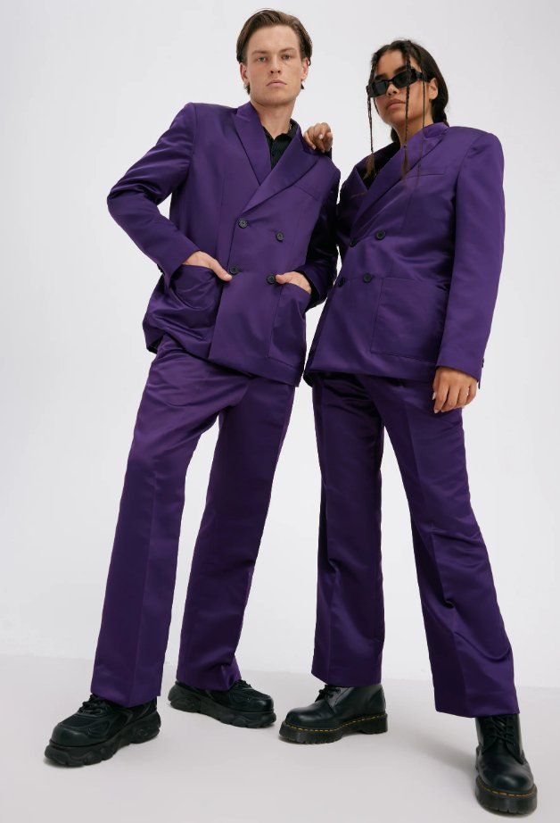 UNISEX - Suit trousers