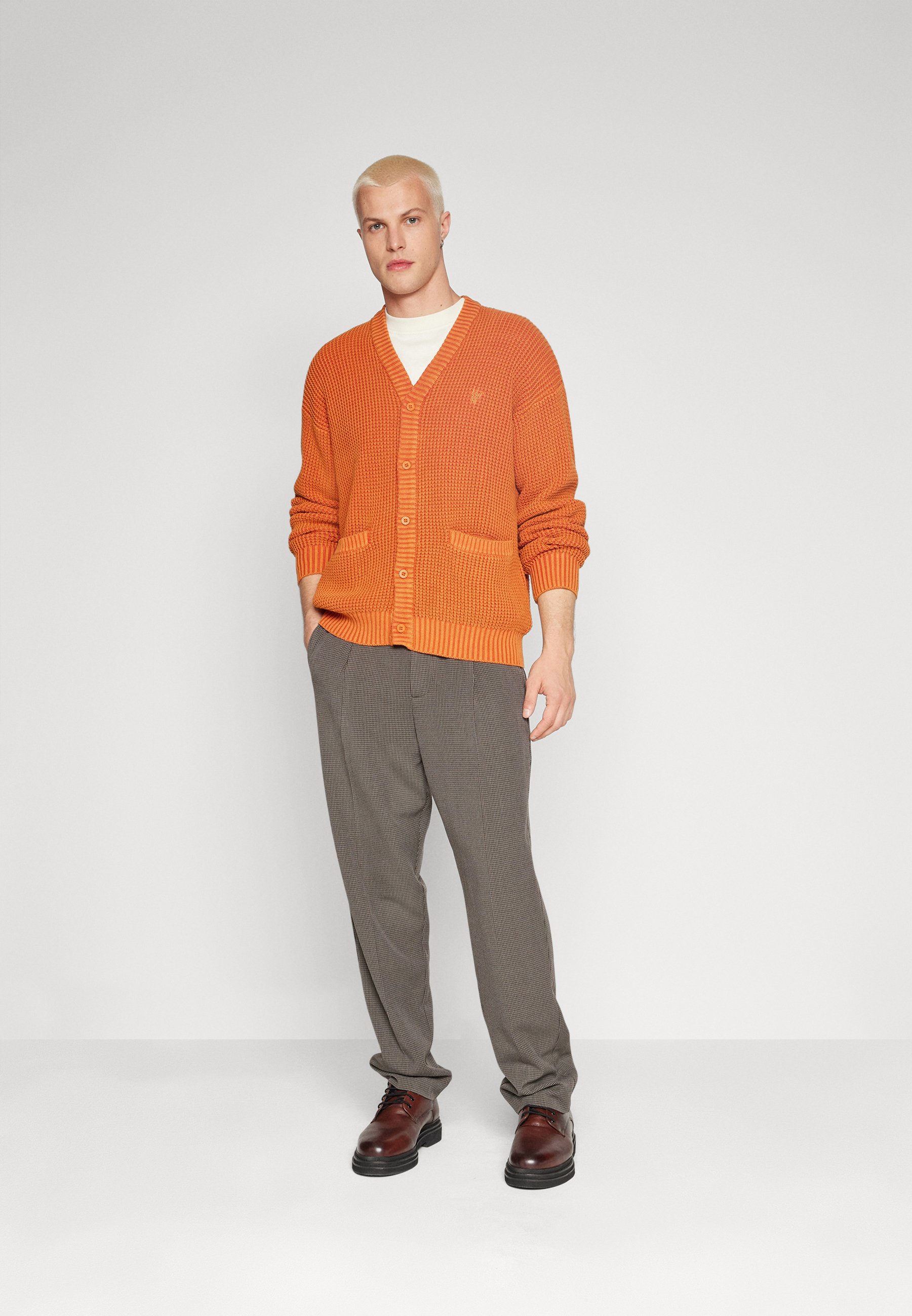 COOLIDGE WAFFLE CARDIGAN UNISEX - Cardigan