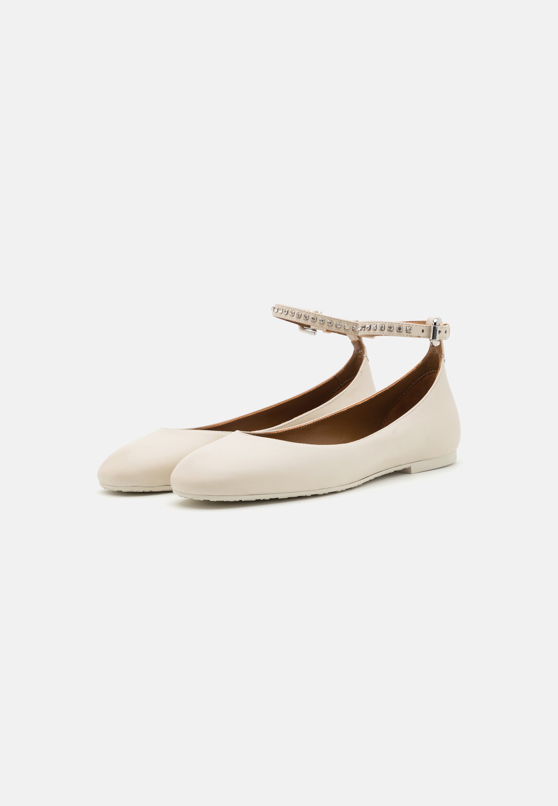 LYNETTE - Ankle strap ballet pumps