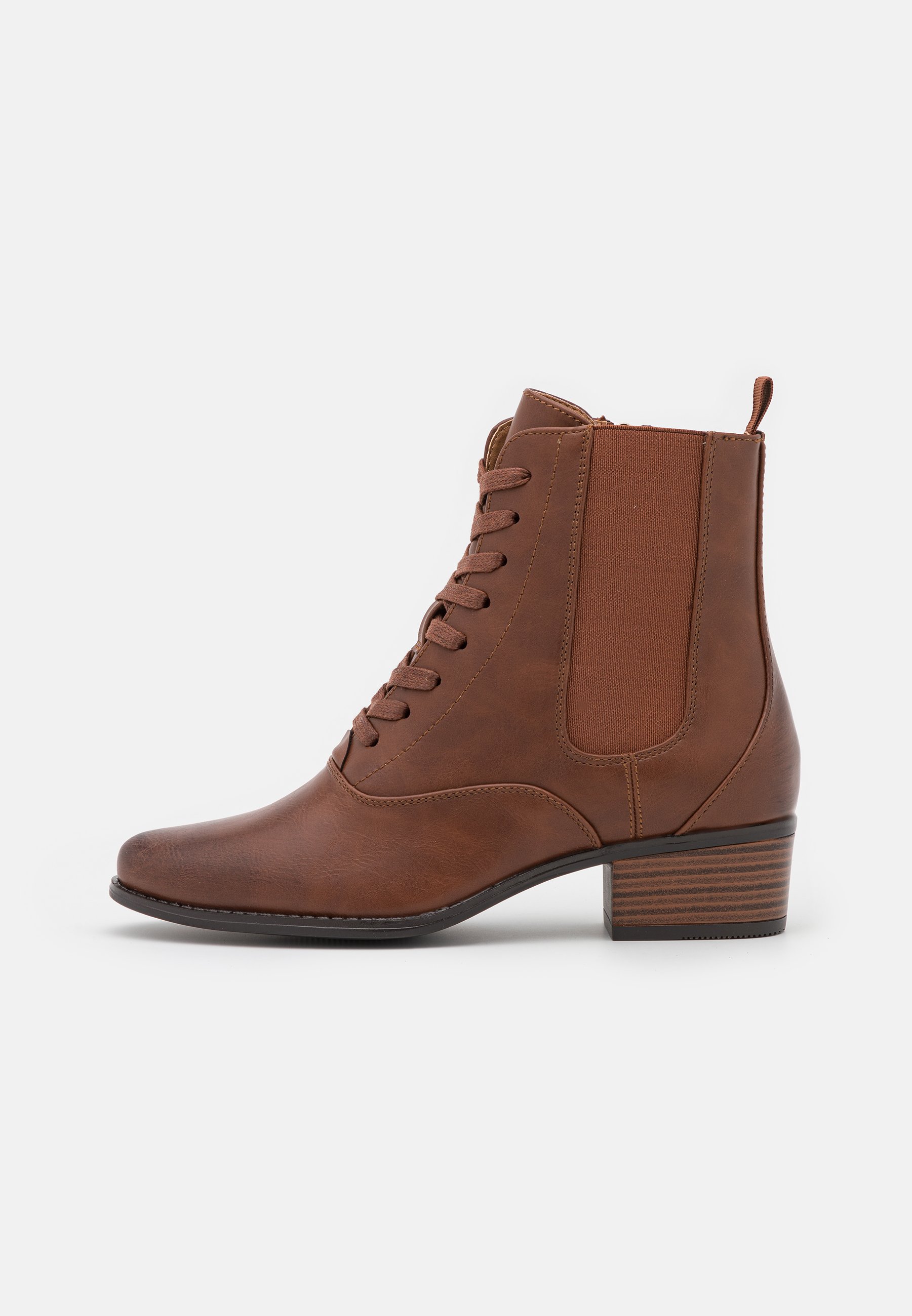 Lace-up ankle boots