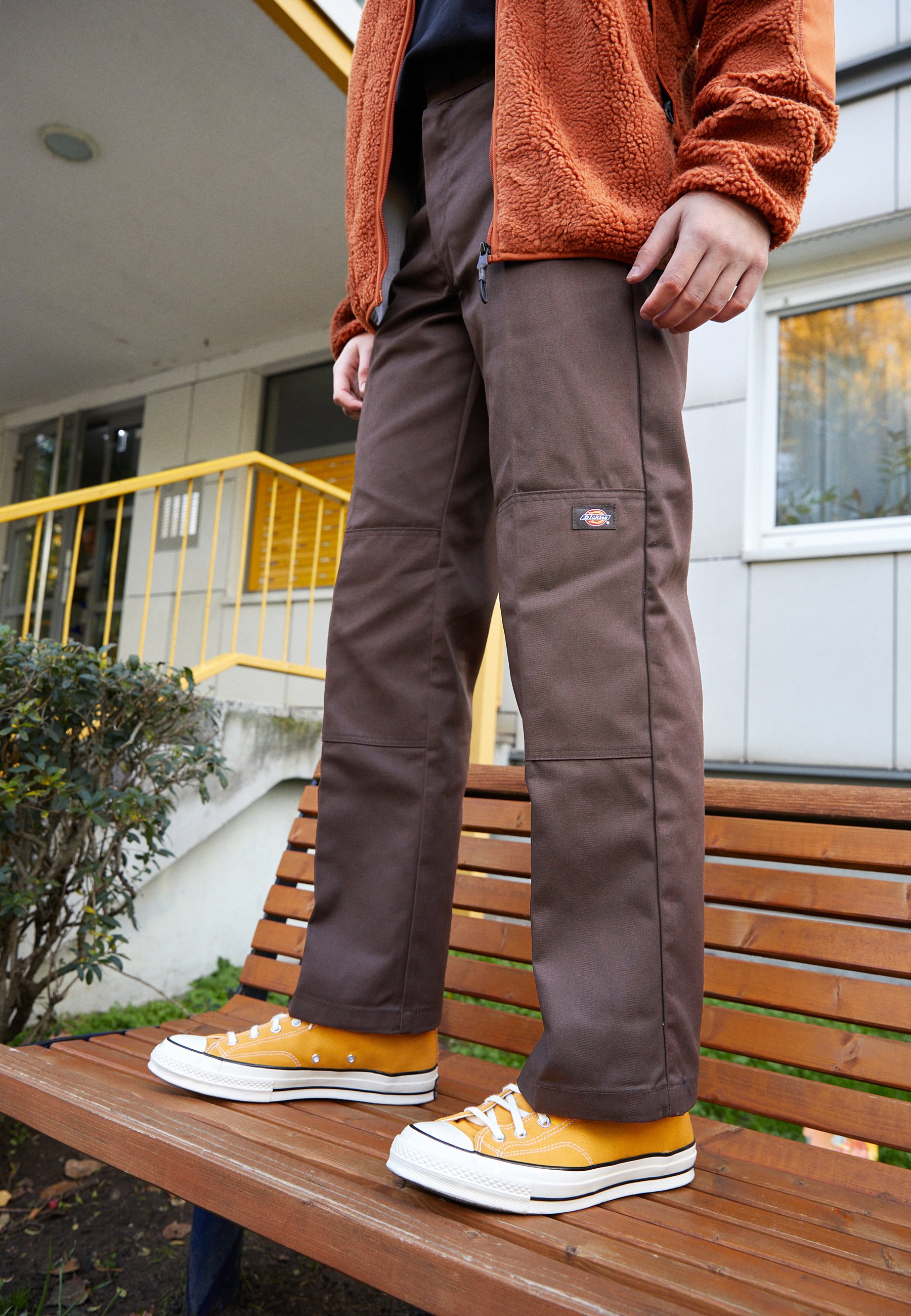 DOUBLE KNEE - Trousers