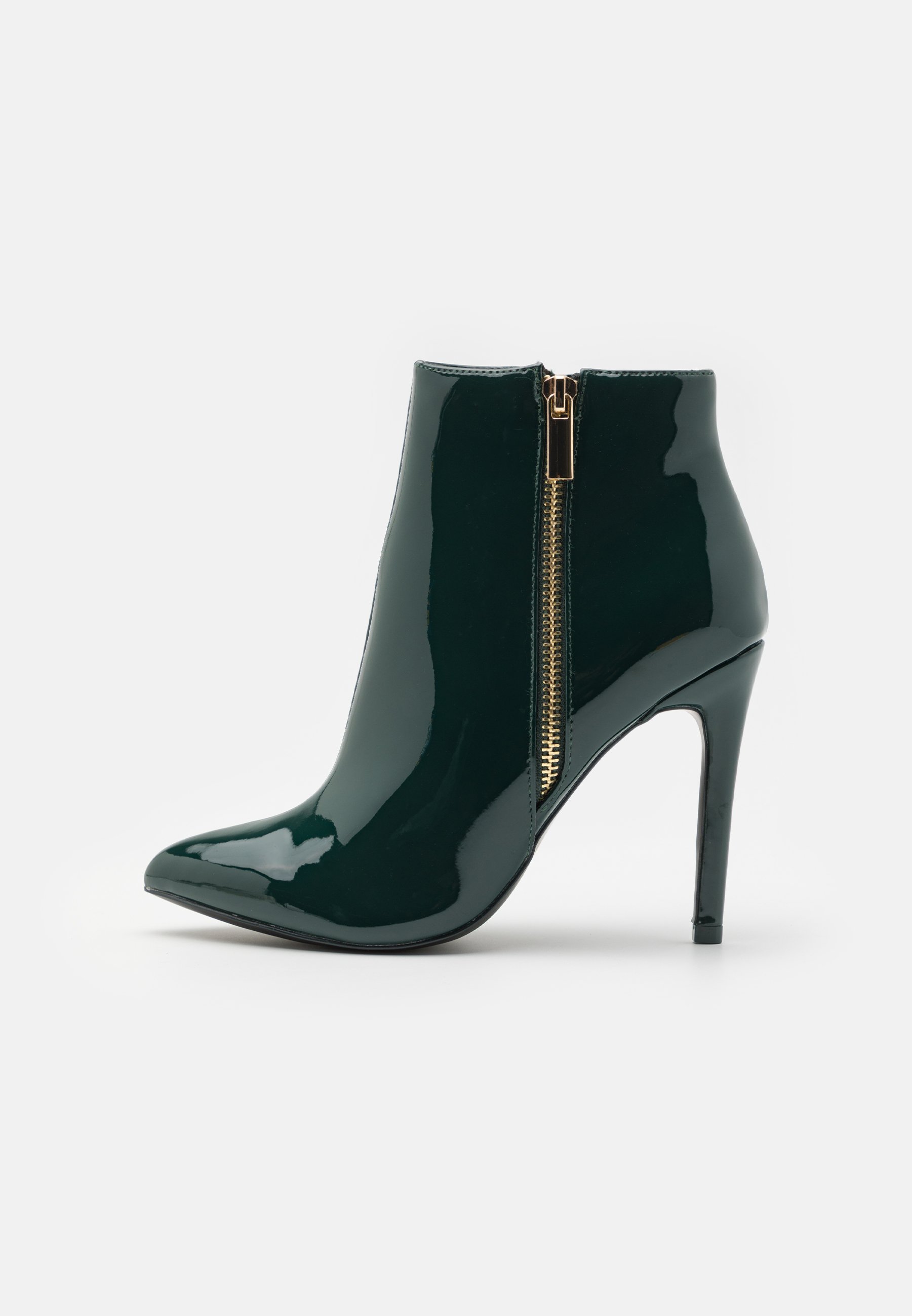 High heeled ankle boots