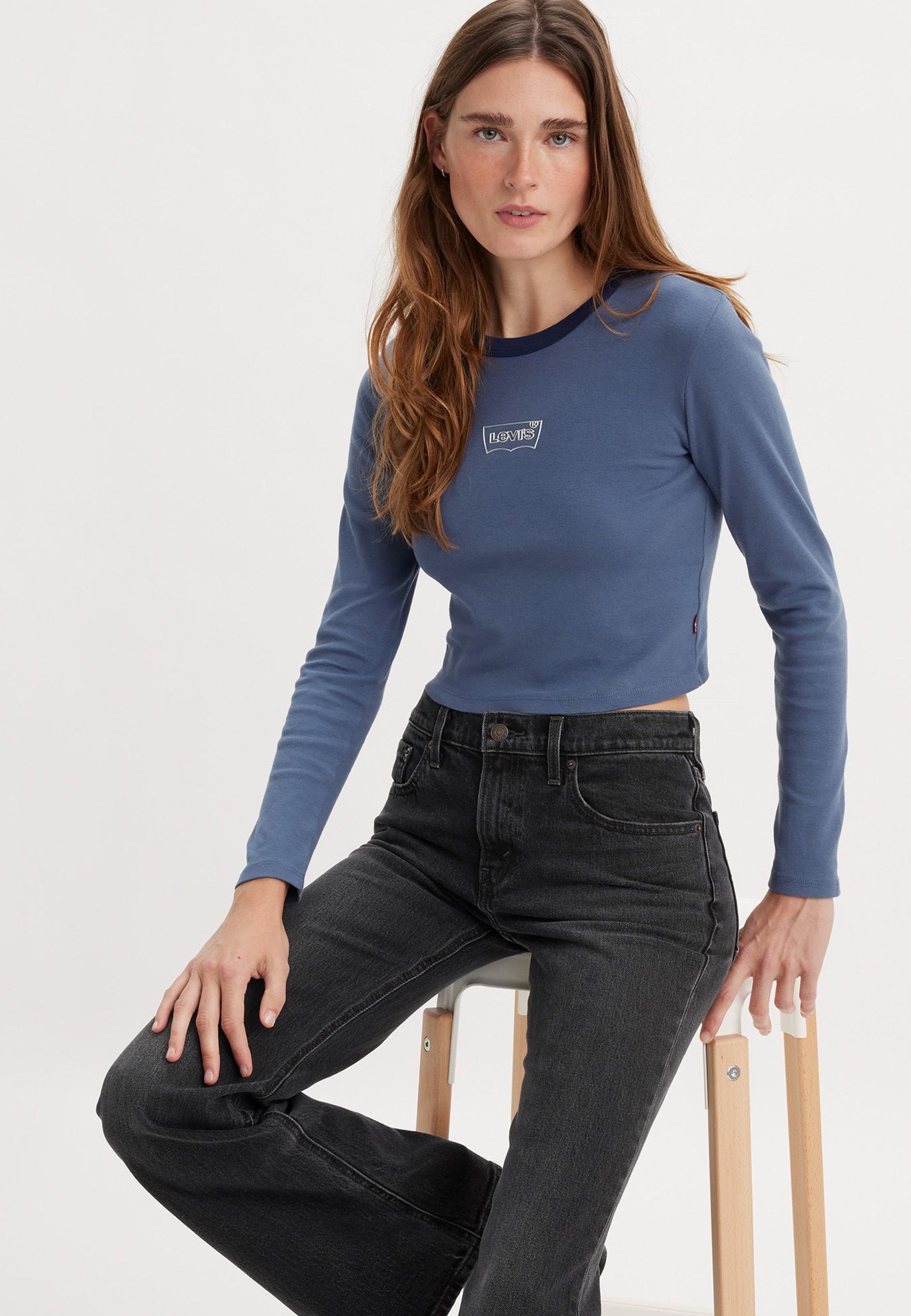 GRAPHIC RINGER MINI - Long sleeved top