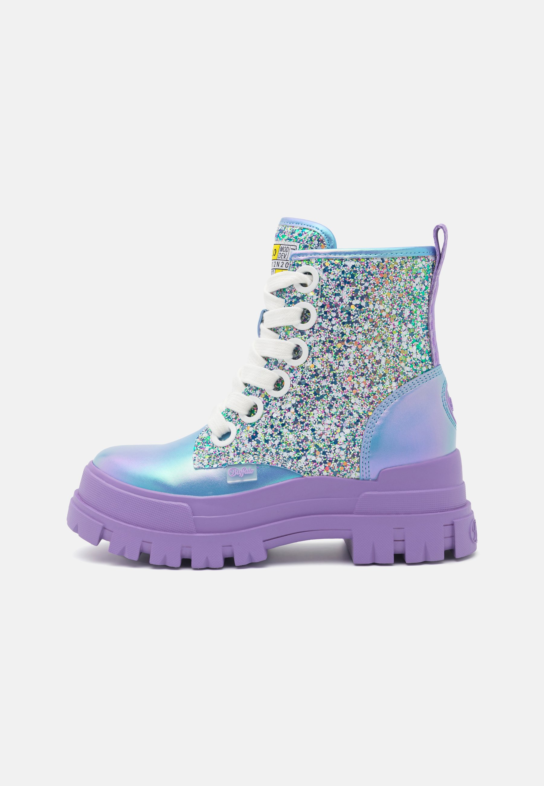 ASPHA LACE UP HI - Platform ankle boots