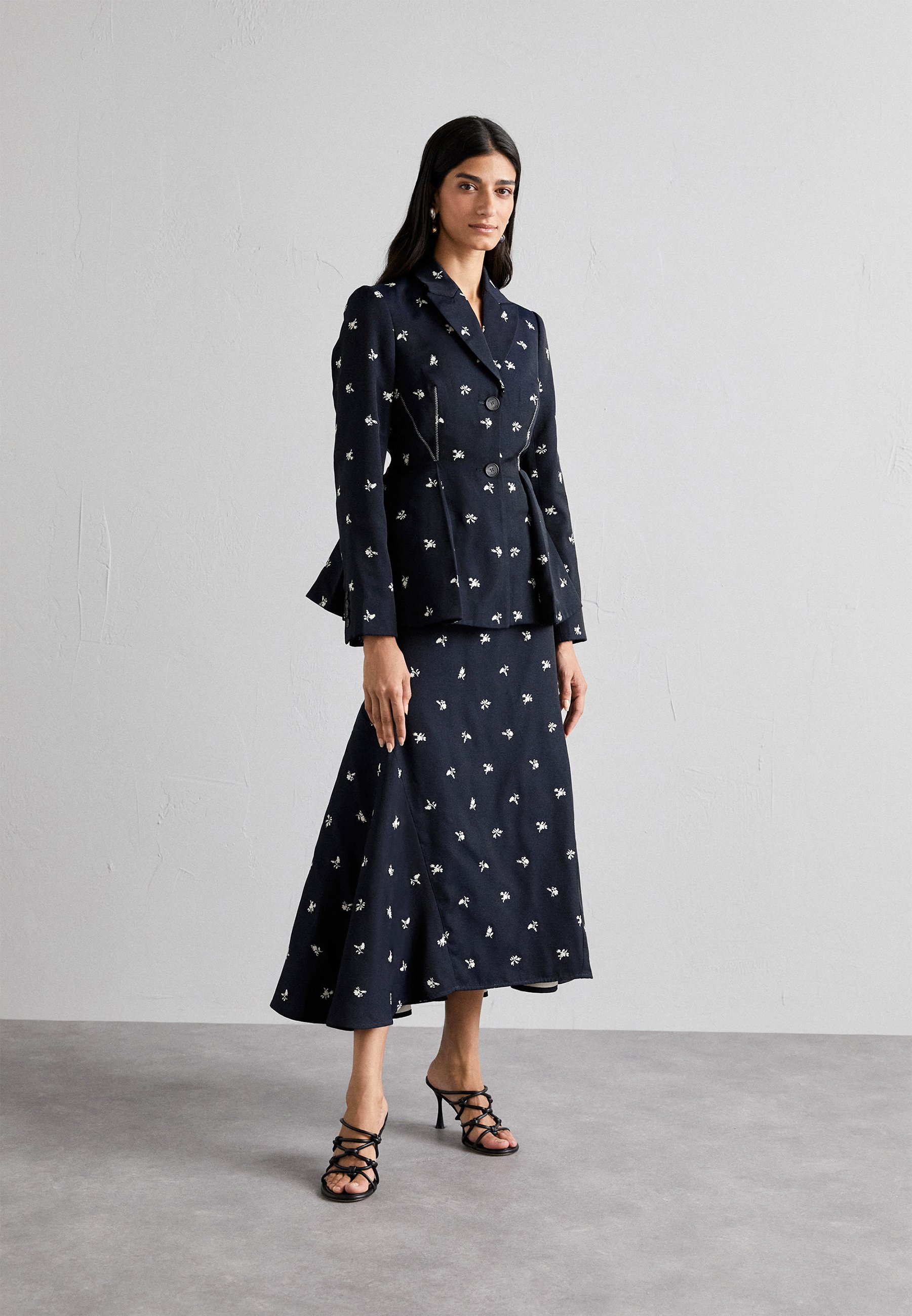 LONG FLARED SKIRT - A-line skirt