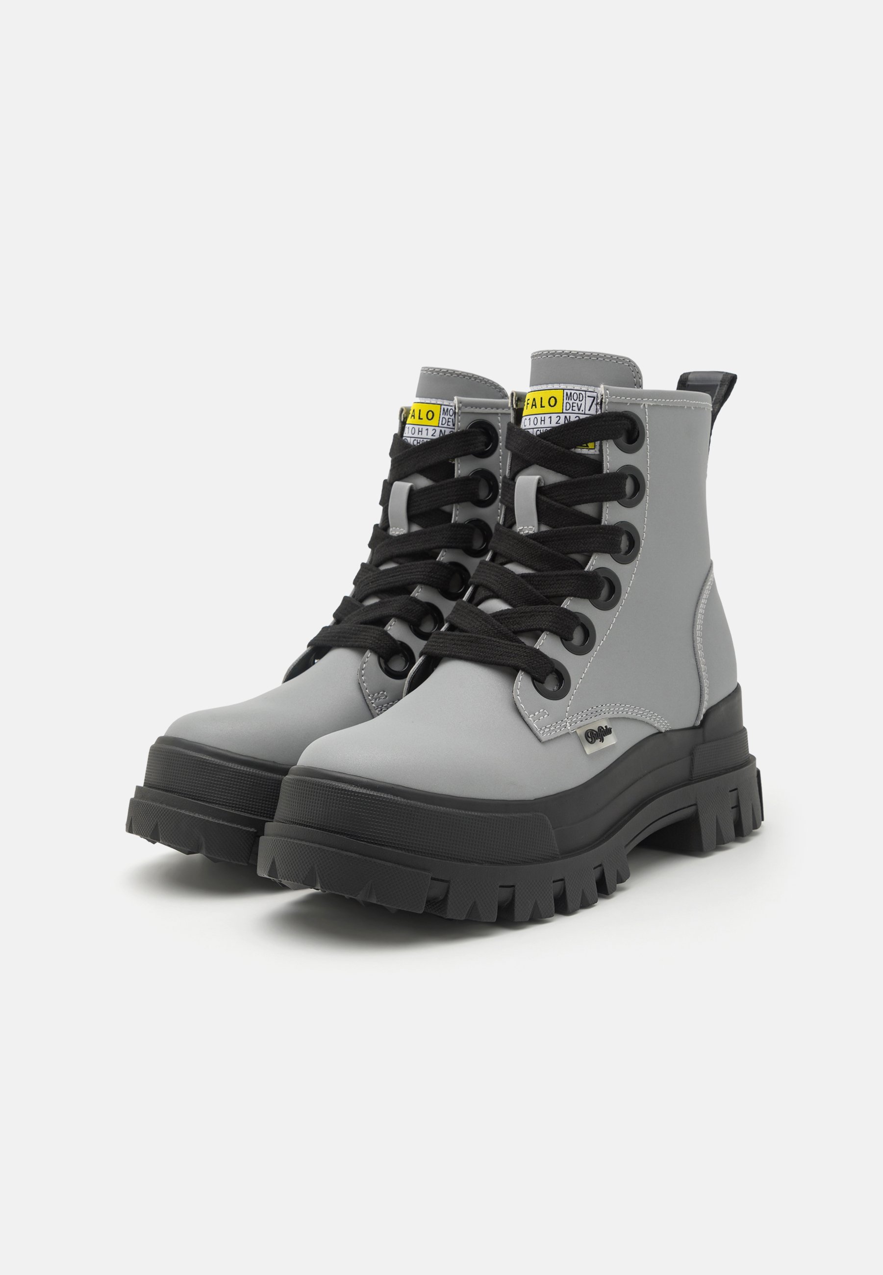ASPHA LACE UP HI - Platform ankle boots