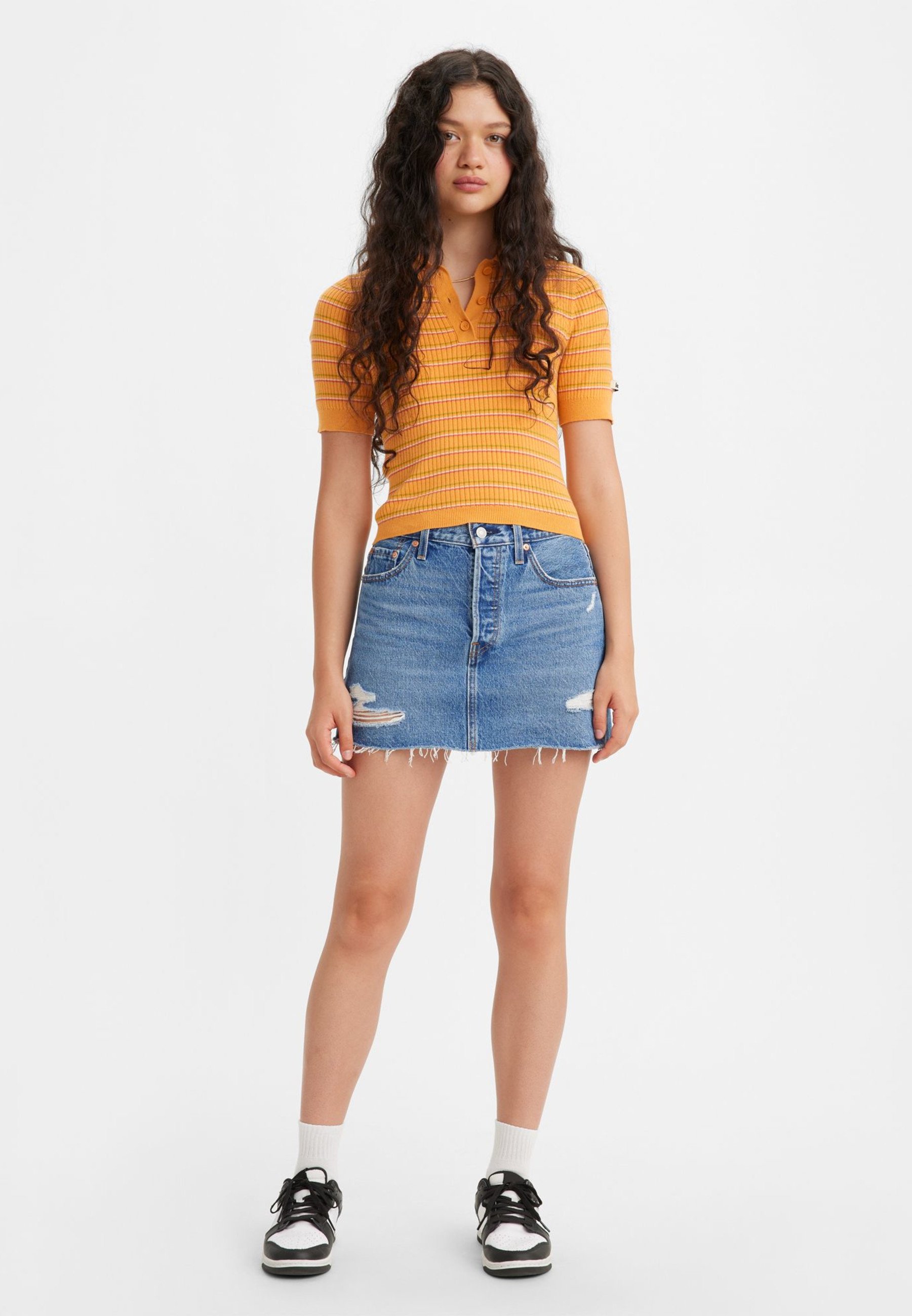 ICON SKIRT - Denim skirt
