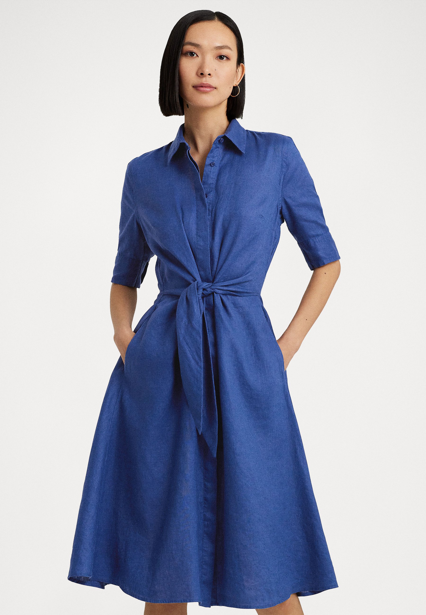 WAKANA ELBOW SLEEVE DAY DRESS - Shirt dress
