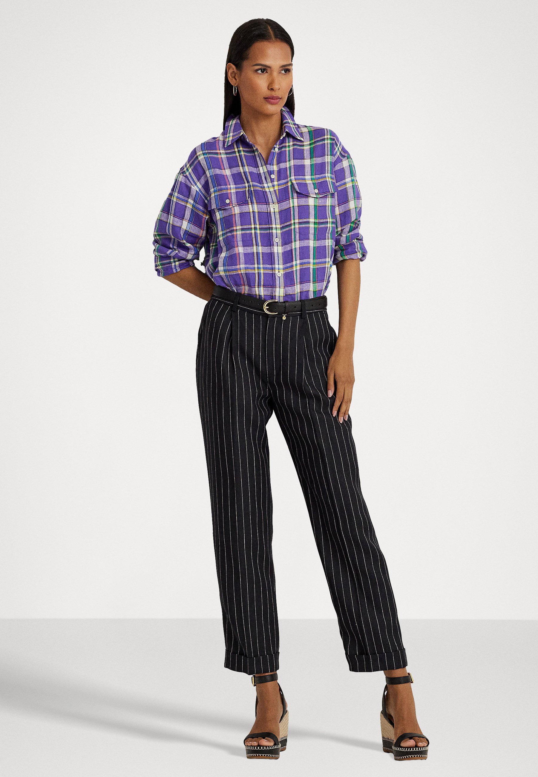 FENSKA PLEATED - Trousers