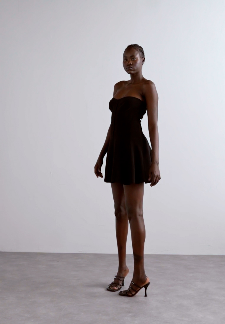 STRAPLESS GRACE MINI DRESS - Jersey dress