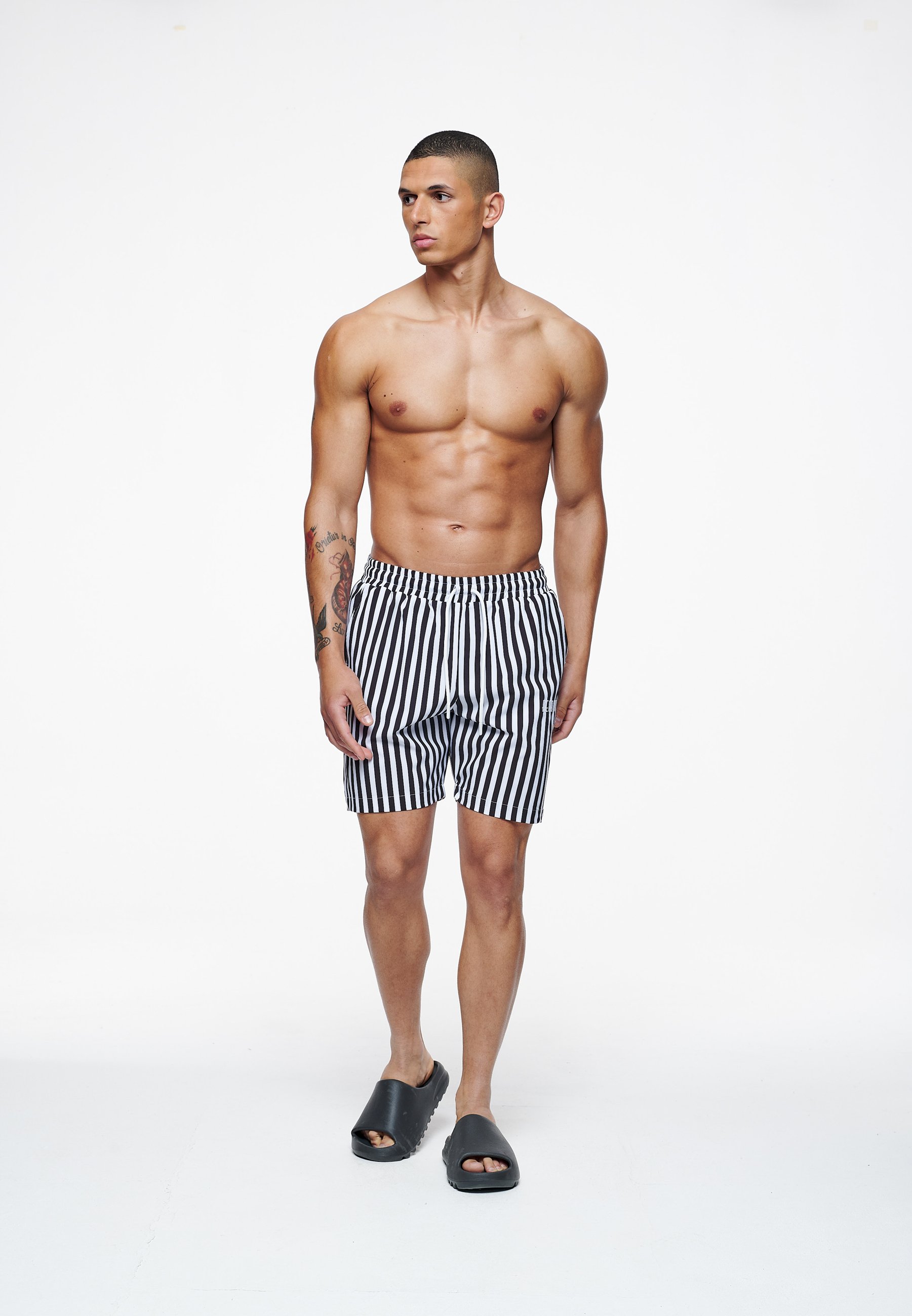 MANETT STRIPED - Swimming shorts