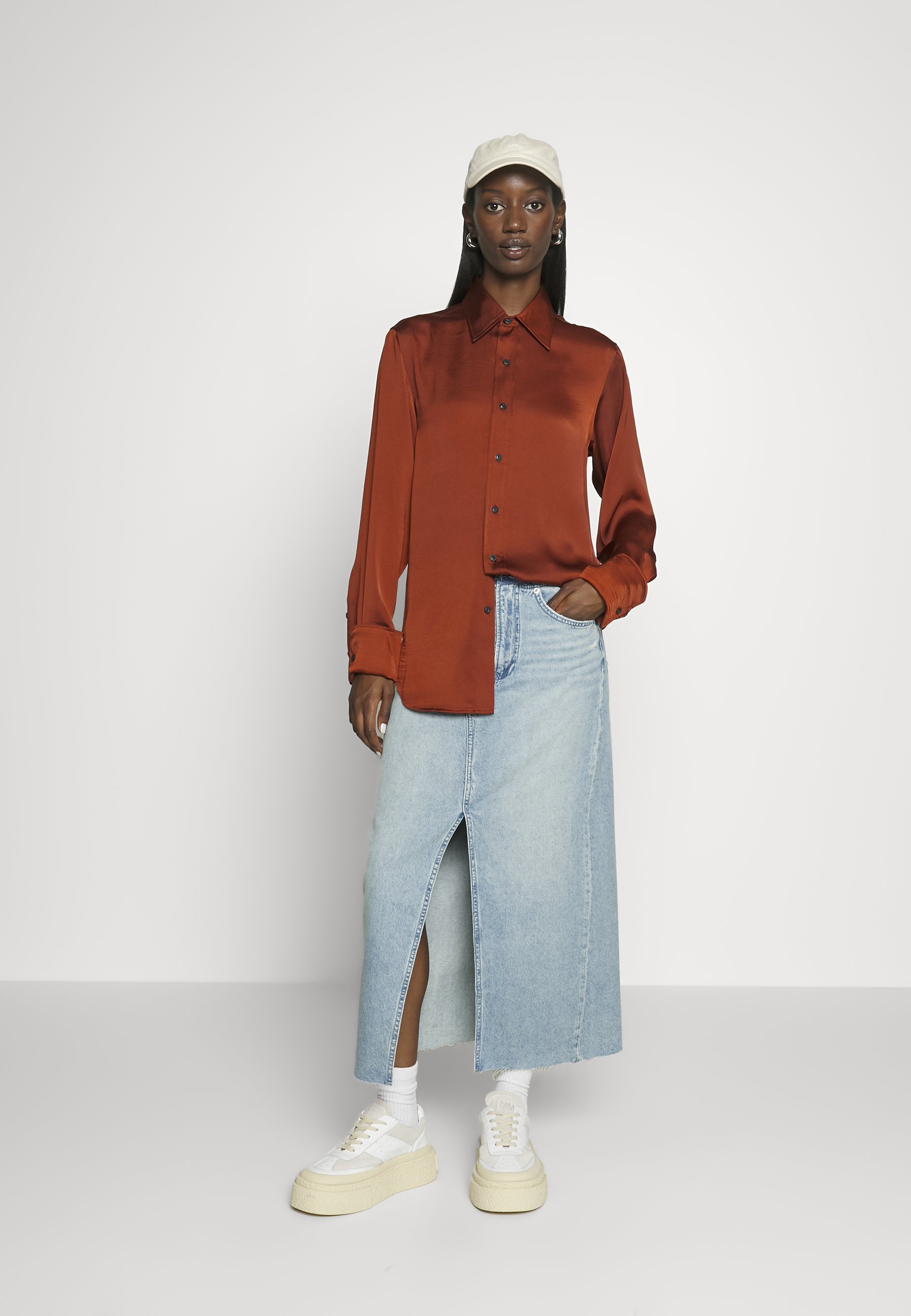 CLARA SKIRT - Denim skirt