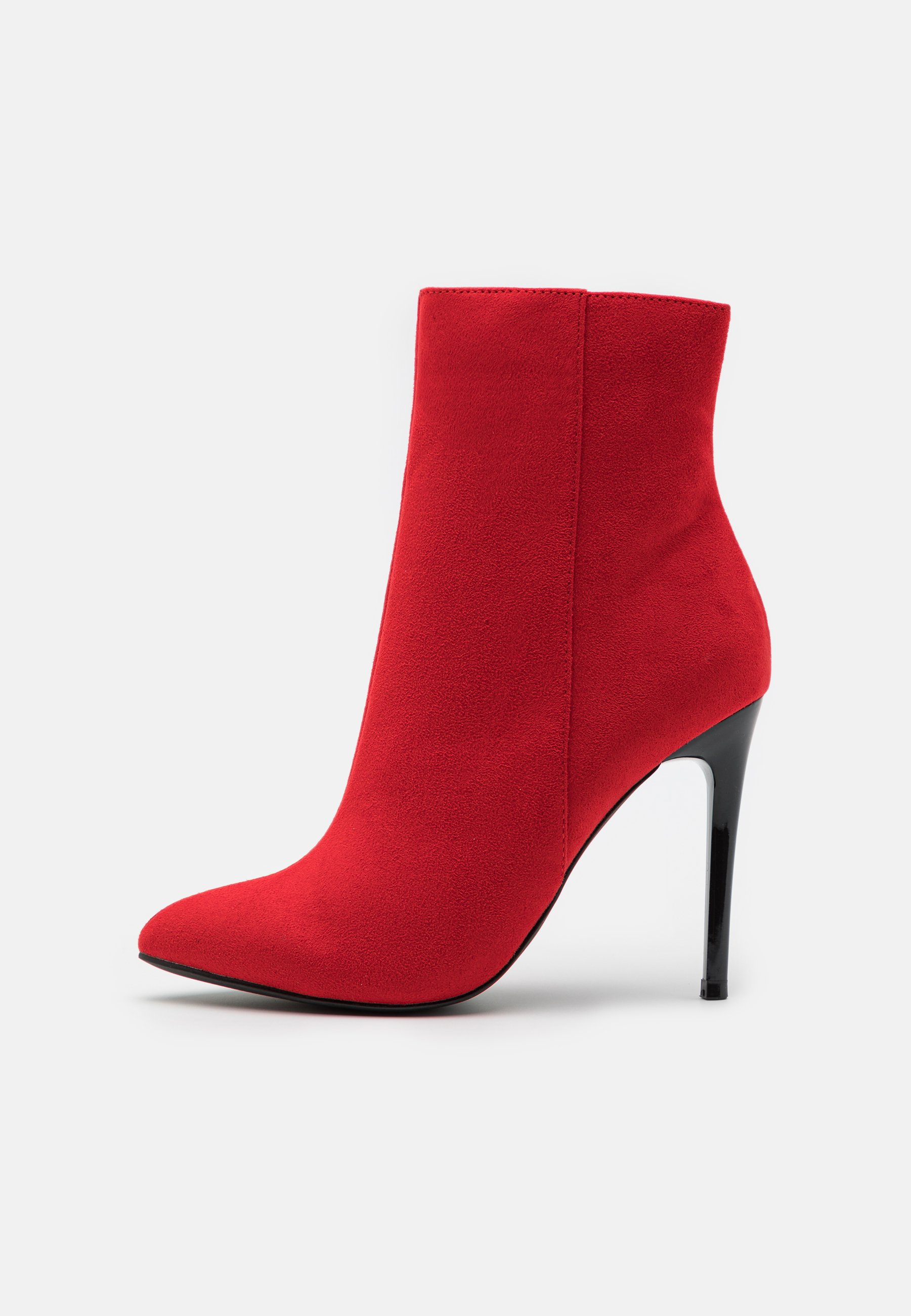 High heeled ankle boots