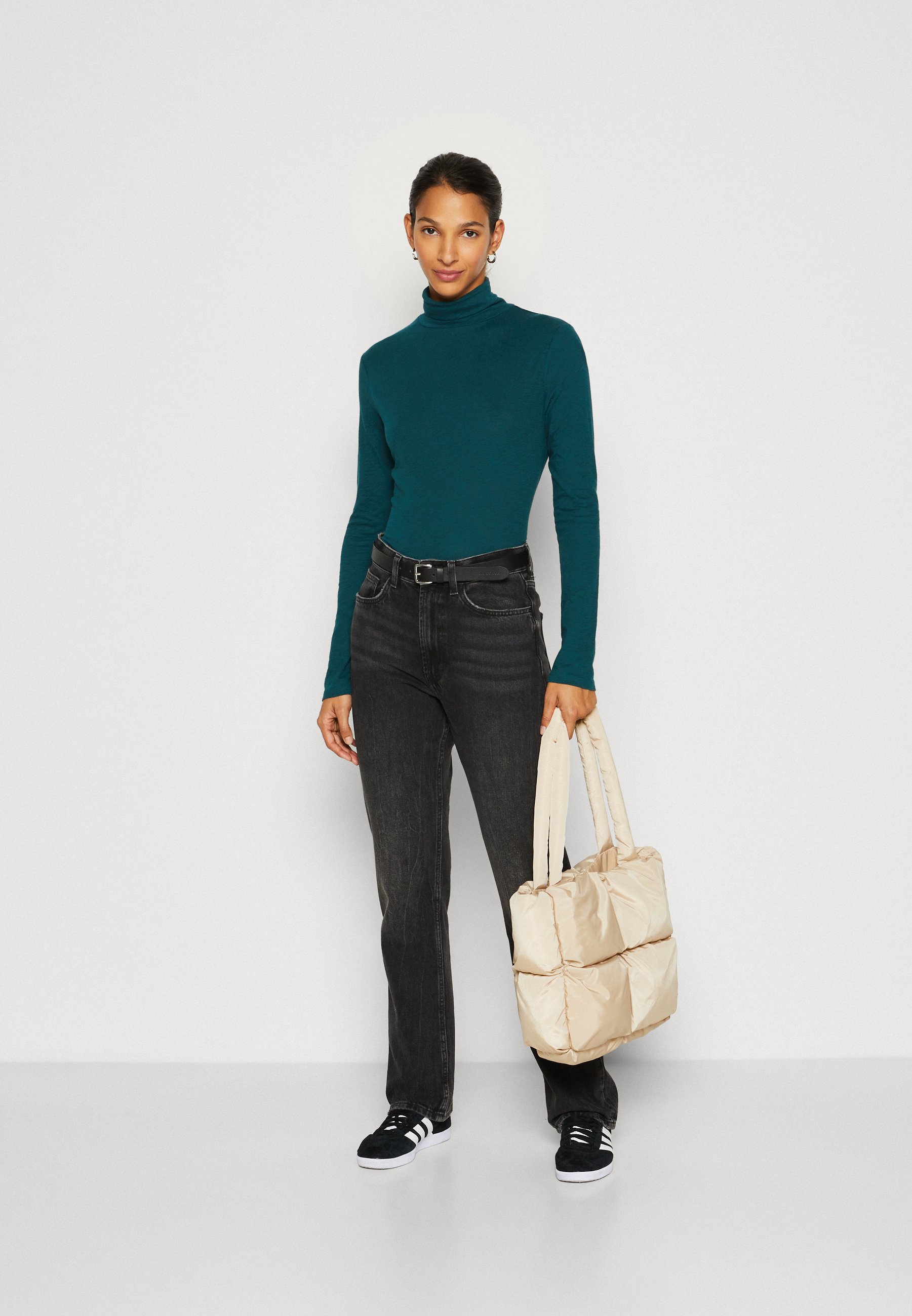 LONG SLEEVE TURTLE NECK CIRCULARITY - Long sleeved top