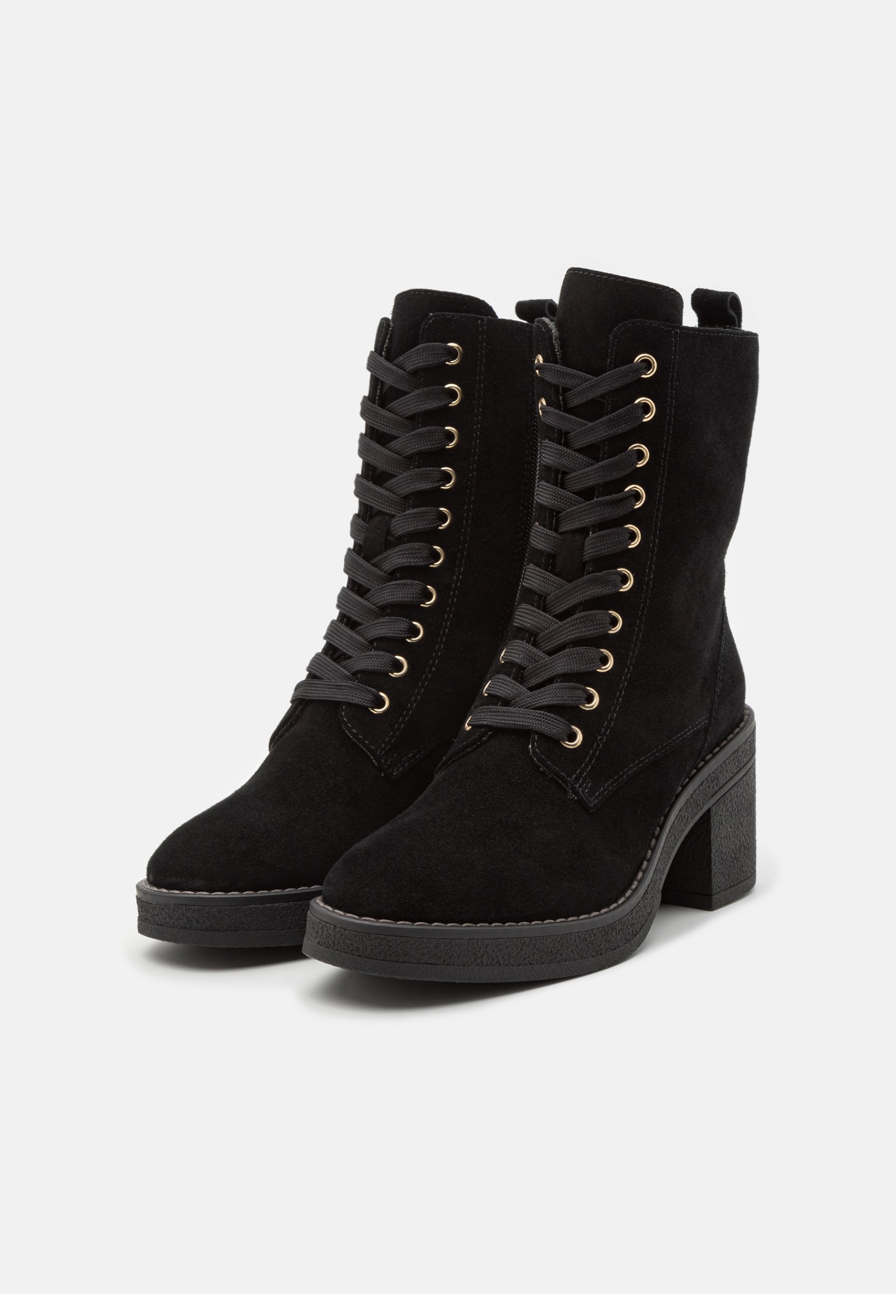 LEATHER - Platform ankle boots