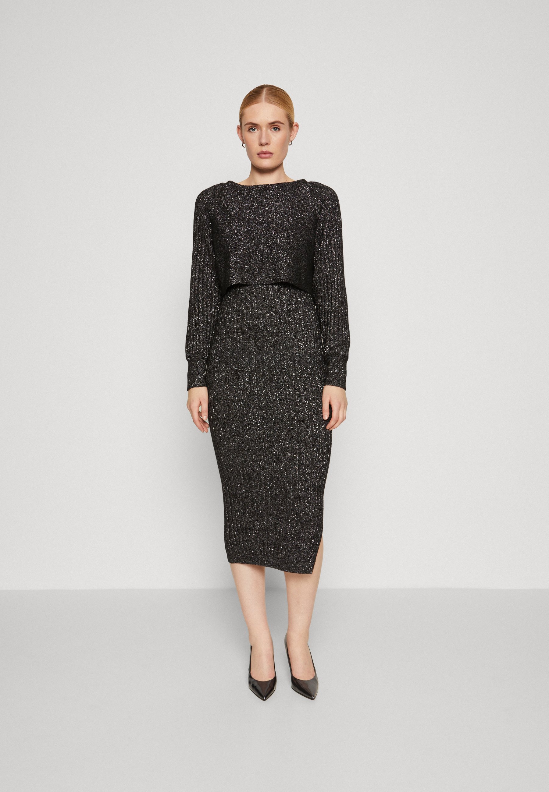 MARGOT SPARKLE DRESS 2-IN-1 - Shift dress