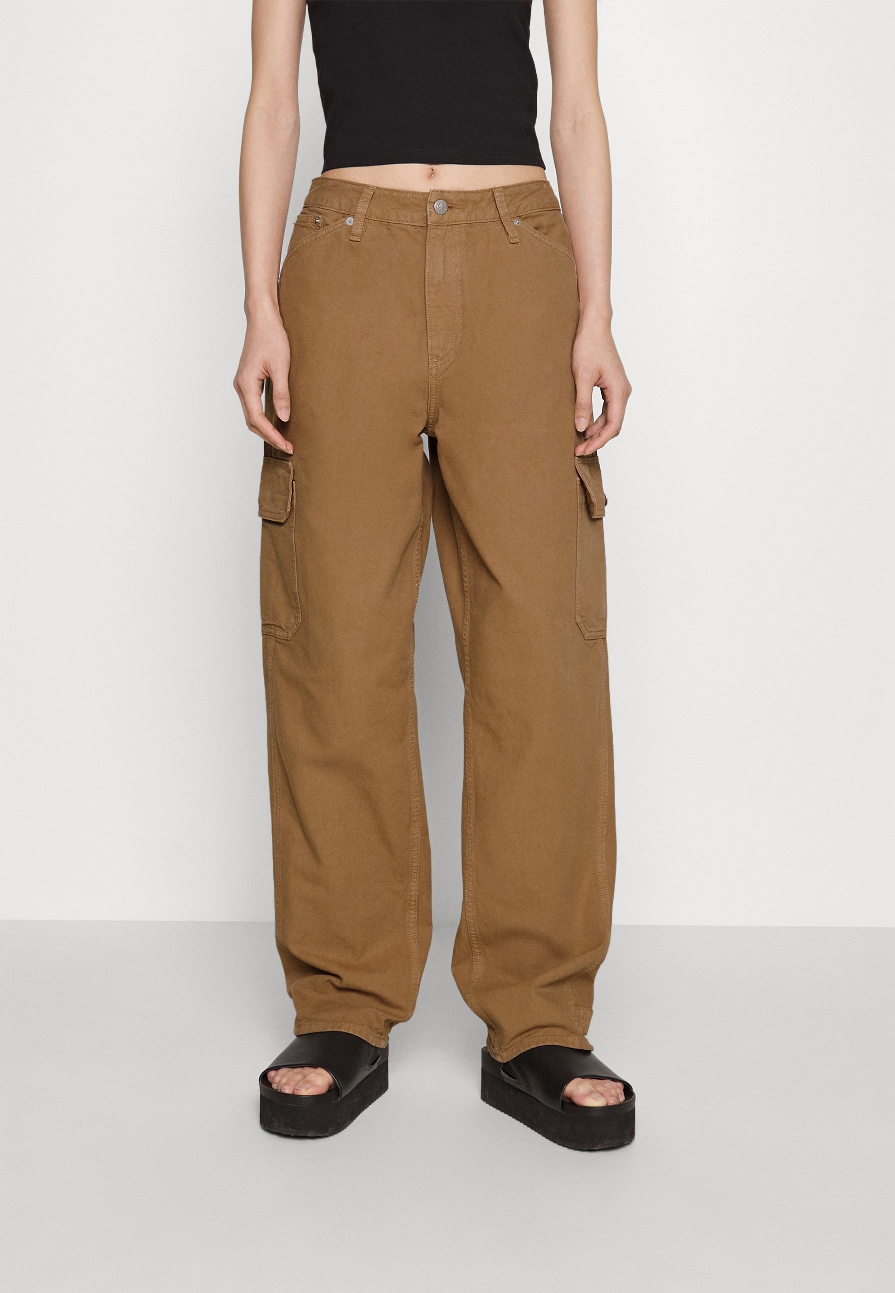 STRAIGHT- Cargo trousers