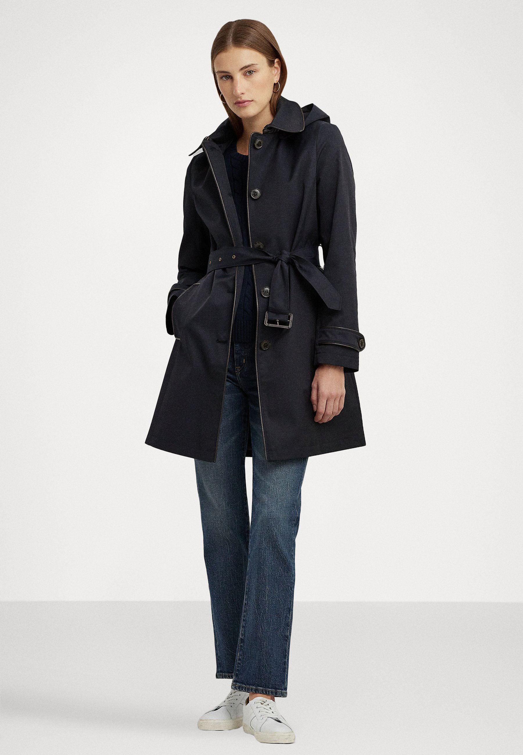 PIPING LINED COAT - Trenchcoat