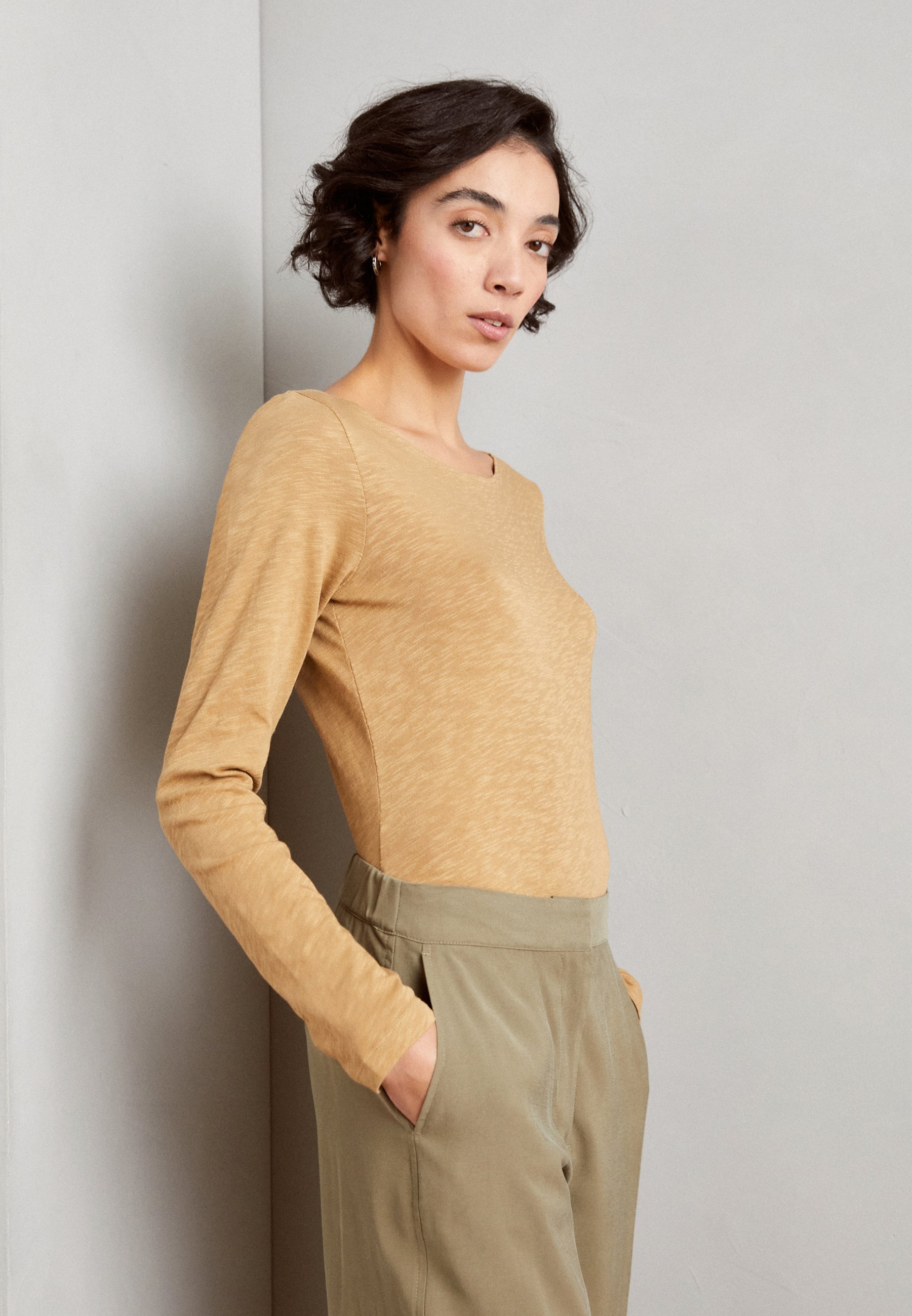 LONG SLEEVE BOAT NECK - Long sleeved top